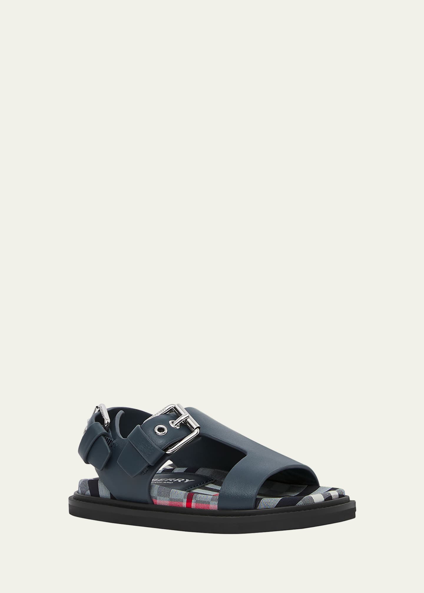 Burberry Boy s Bertha Checkerboard Fisherman Sandals Baby Toddler