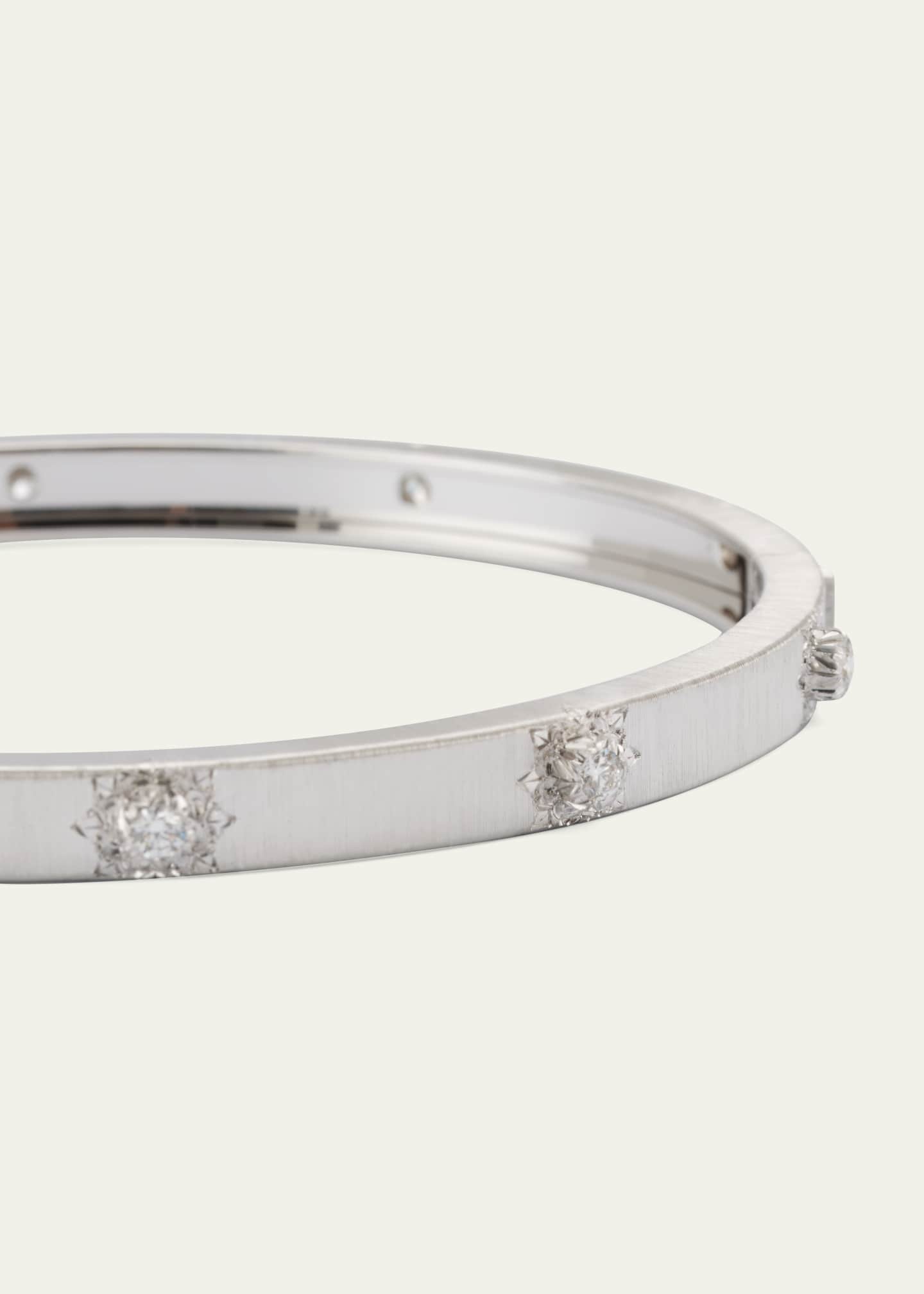 Buccellati Macri Classica Bangle, White Gold, 5mm Image 3 of 4
