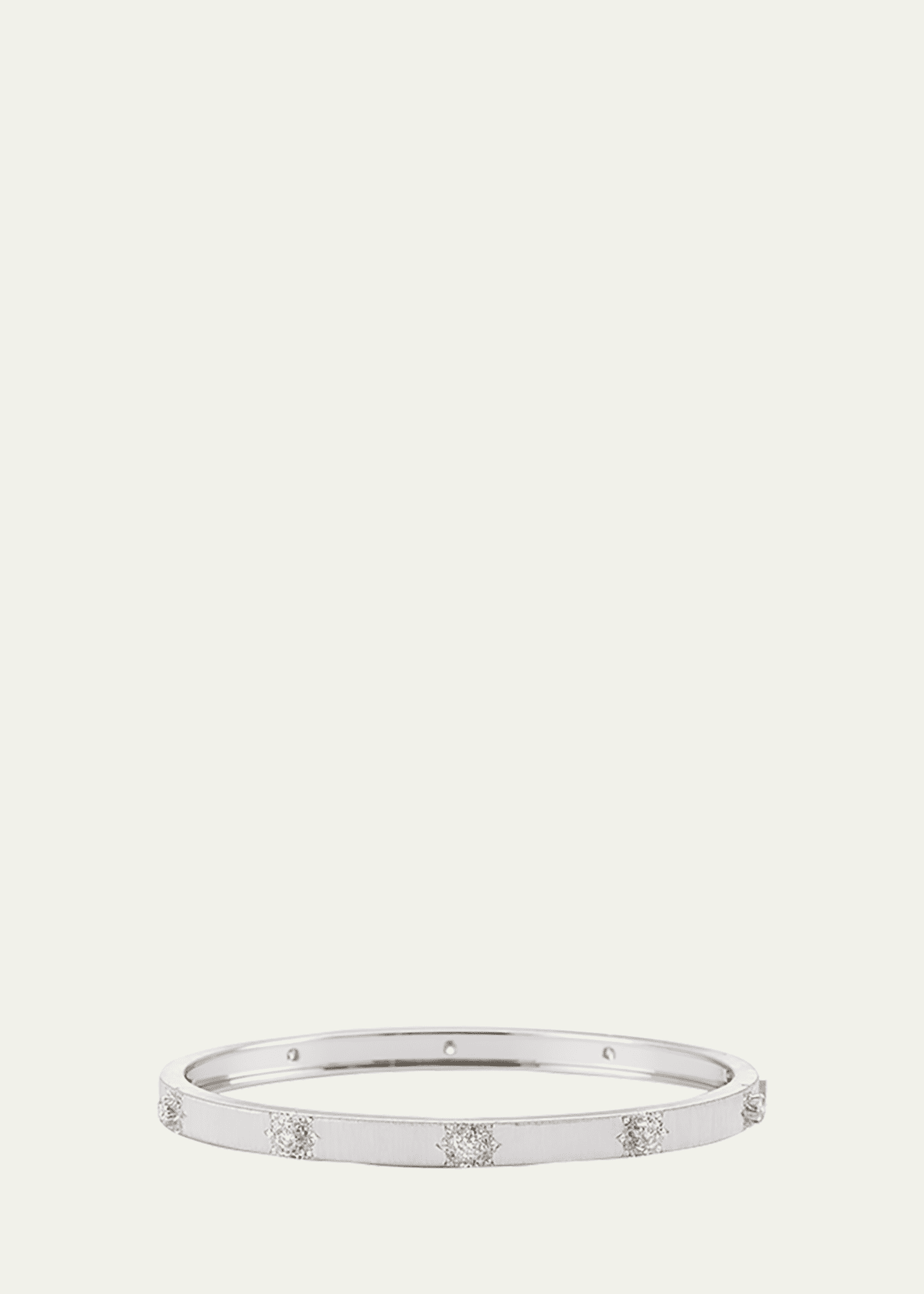 Buccellati Macri Classica Bangle, White Gold, 5mm Image 1 of 4