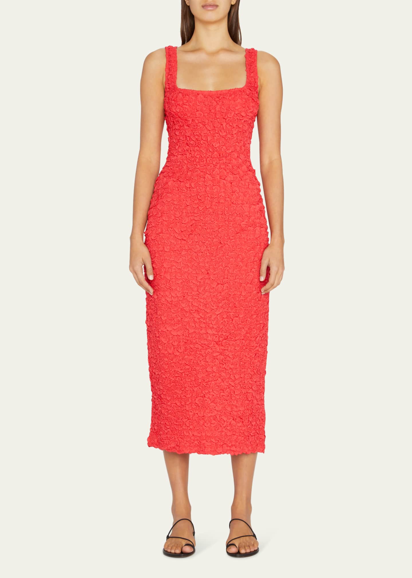 Mara Hoffman Sloan Popcorn Column Midi Dress Bergdorf Goodman