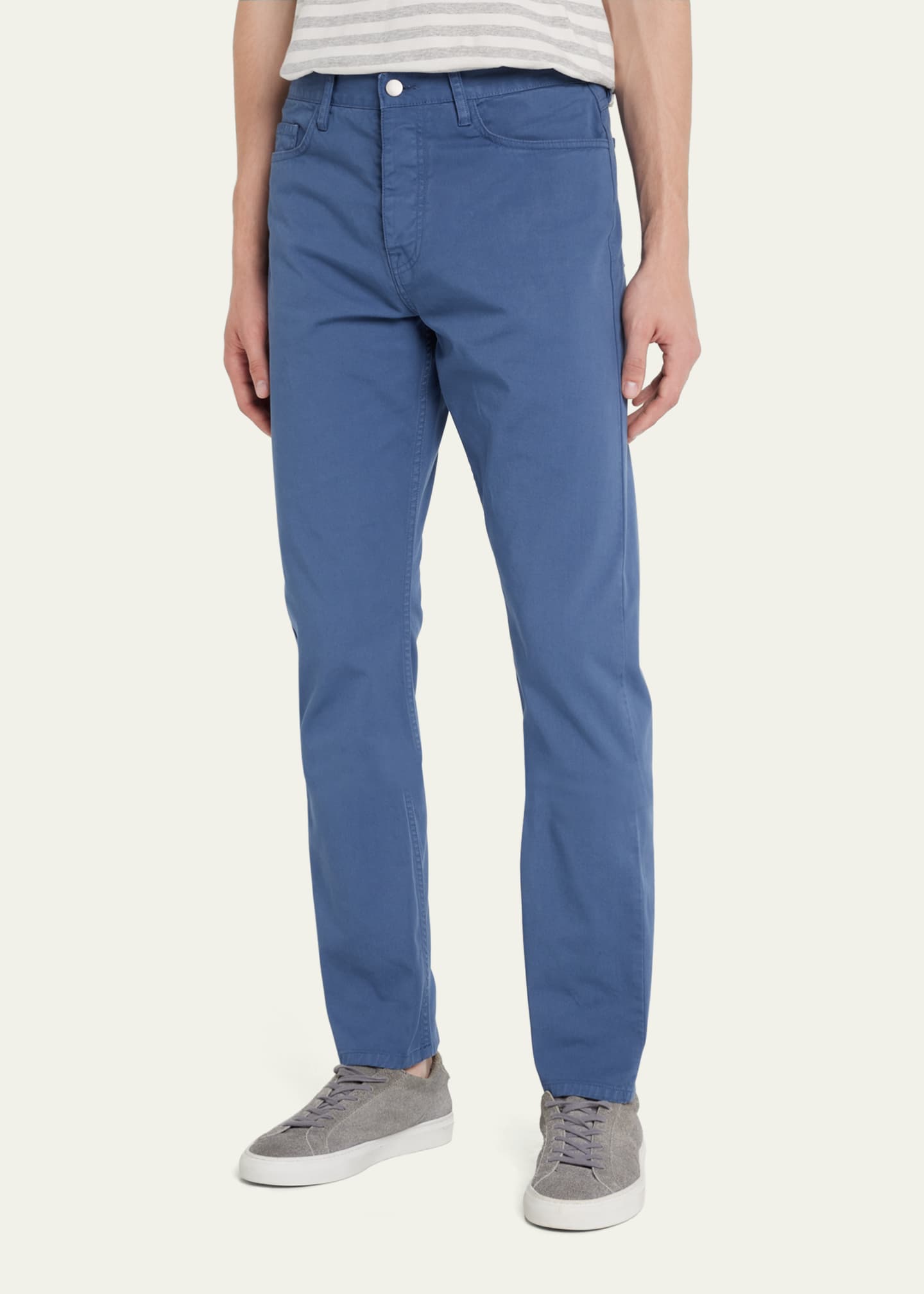 Trunk Men's 5-Pocket Stretch Cotton Button-Front Trousers - Bergdorf ...