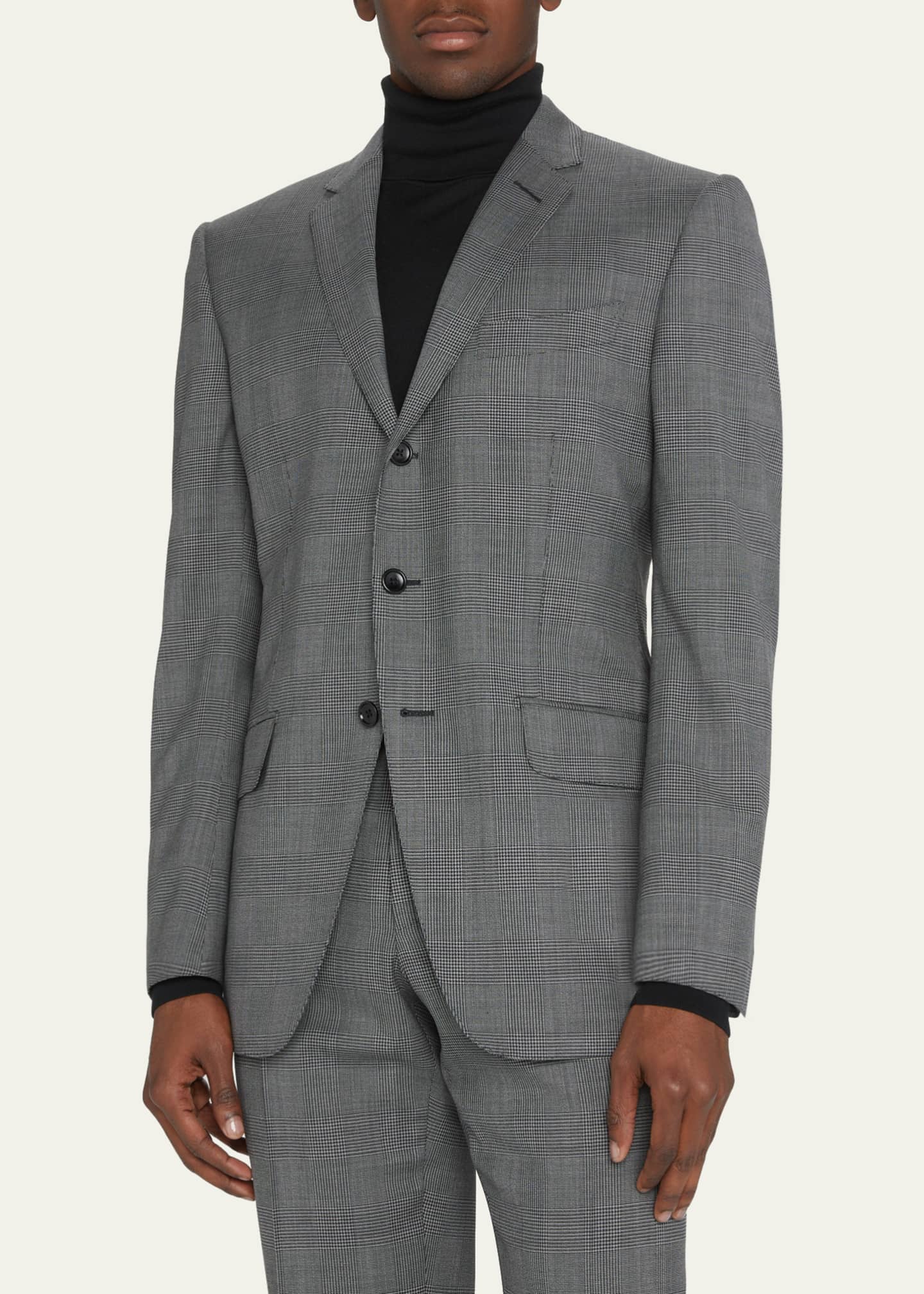 TOM FORD Men s O Connor Prince of Wales Check Suit
