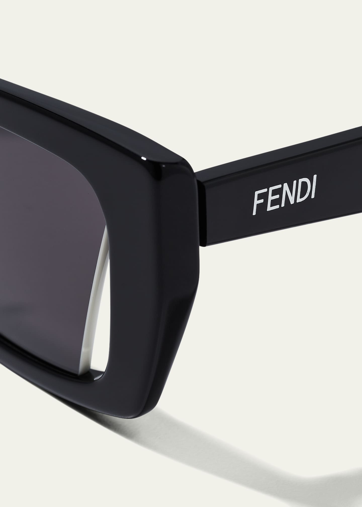 Fendi Women's Cutout Rectangle Sunglasses