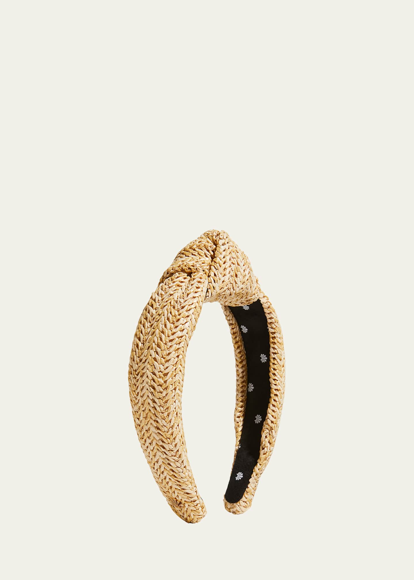 Lele Sadoughi Knotted Raffia Headband