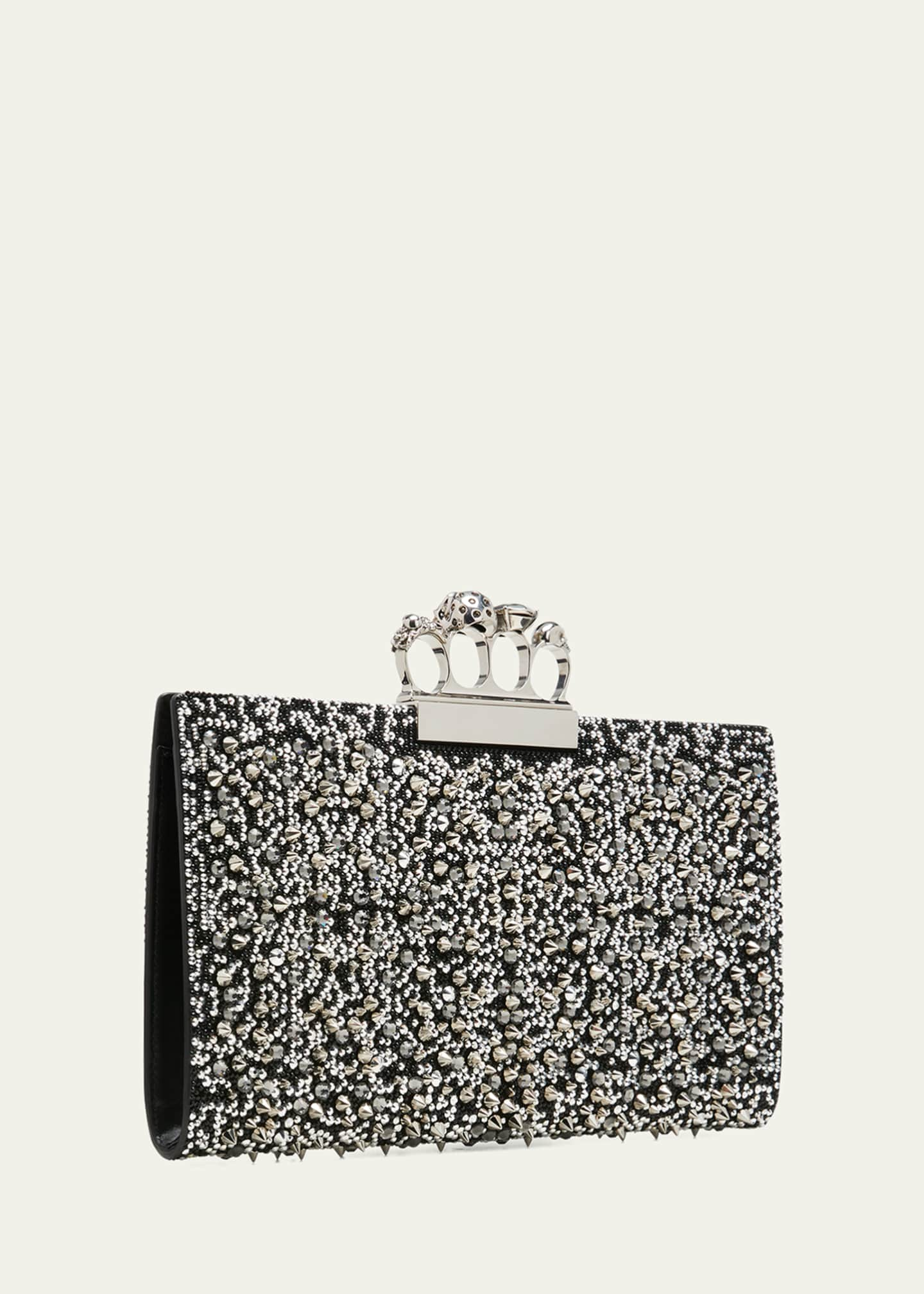 Alexander McQueen Four-Ring Clutch Bag