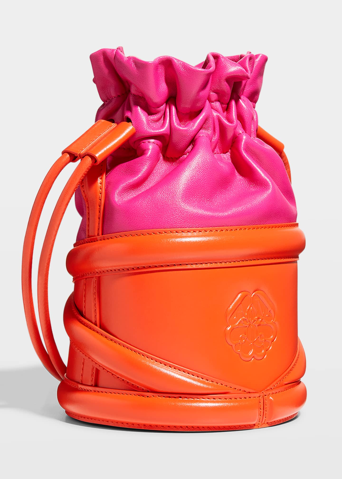 Alexander McQueen Curve Bicolor Bucket Crossbody Bag Bergdorf Goodman