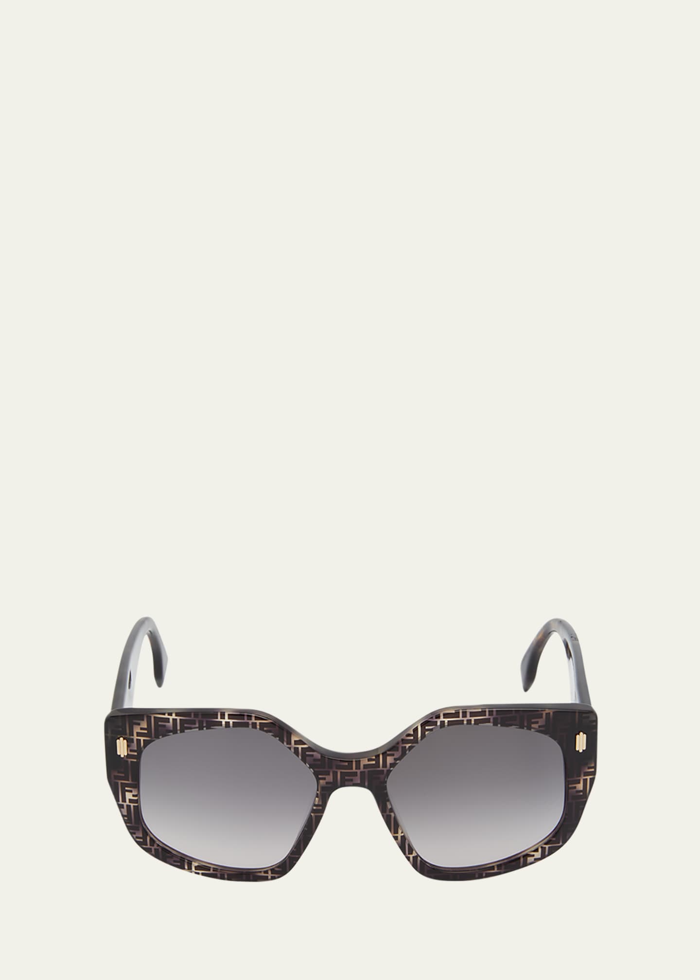 Fendi Black Cat-Eye Sunglasses