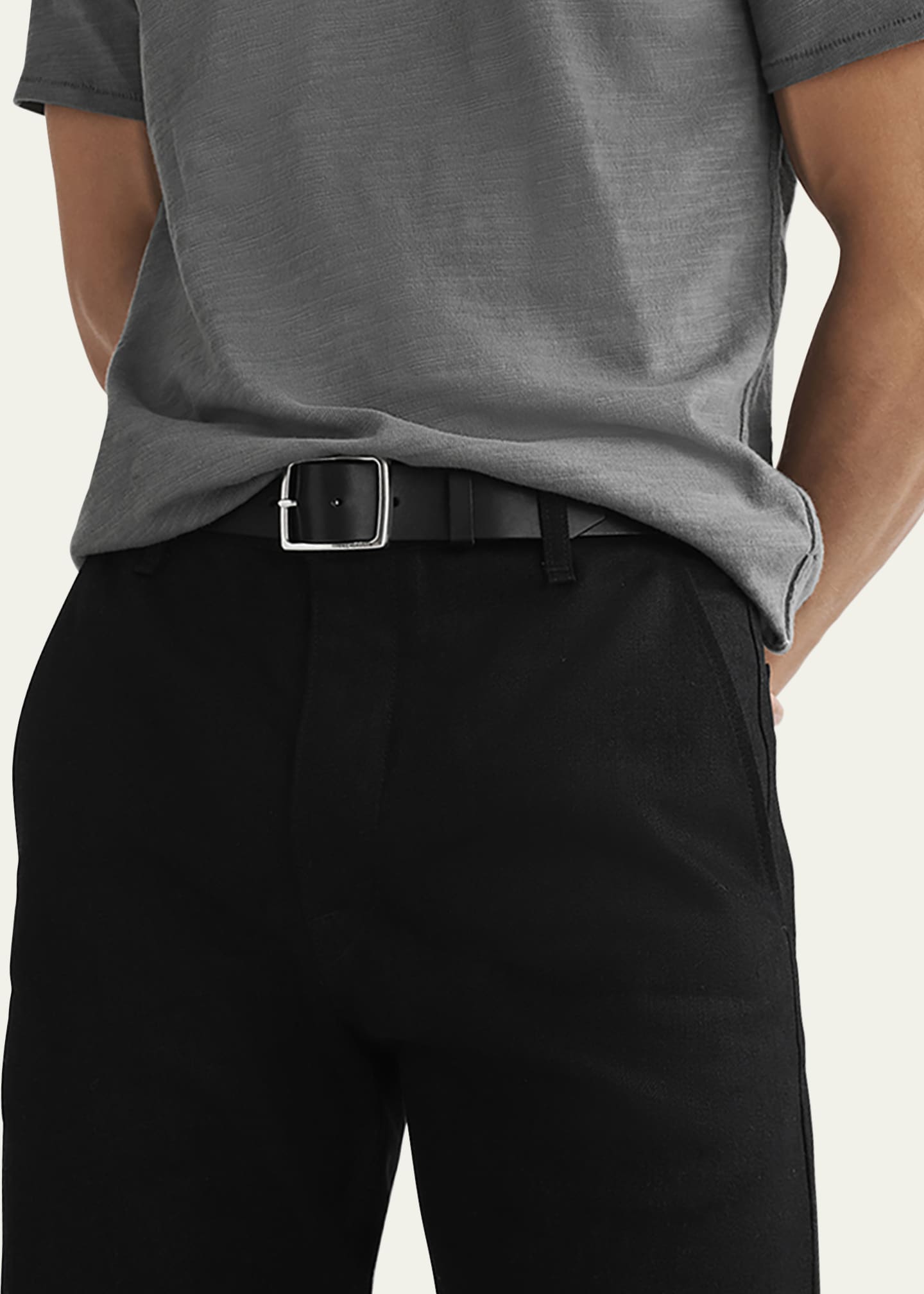 Rag & Bone Men's Rugged Leather Belt Image 2 of 3