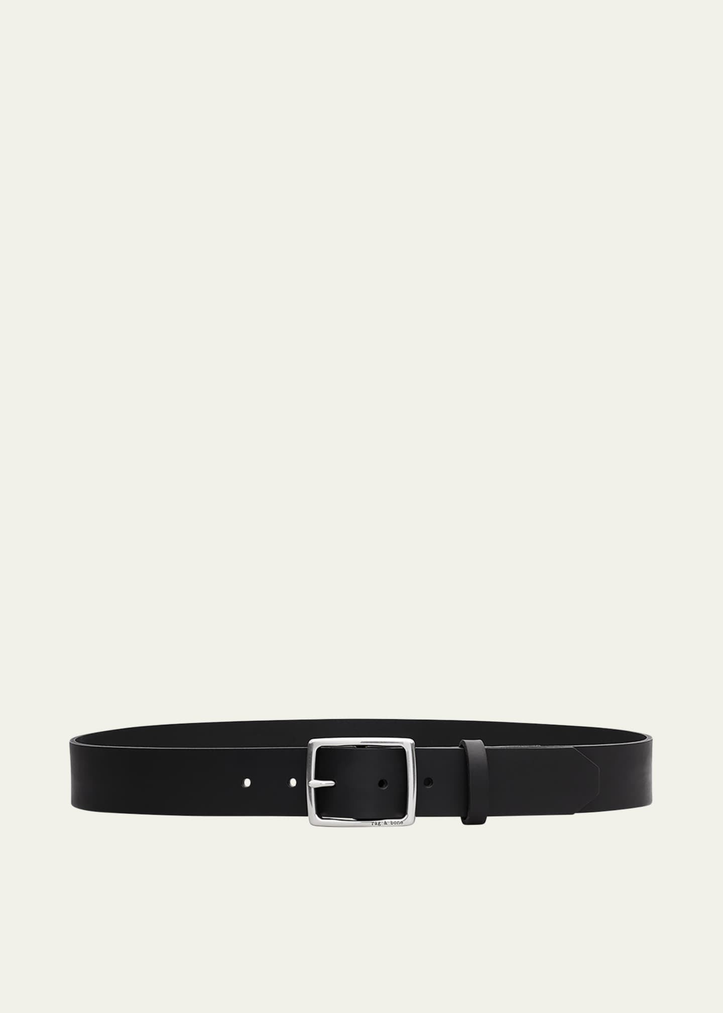 Rag & Bone Men's Rugged Leather Belt Image 1 of 3