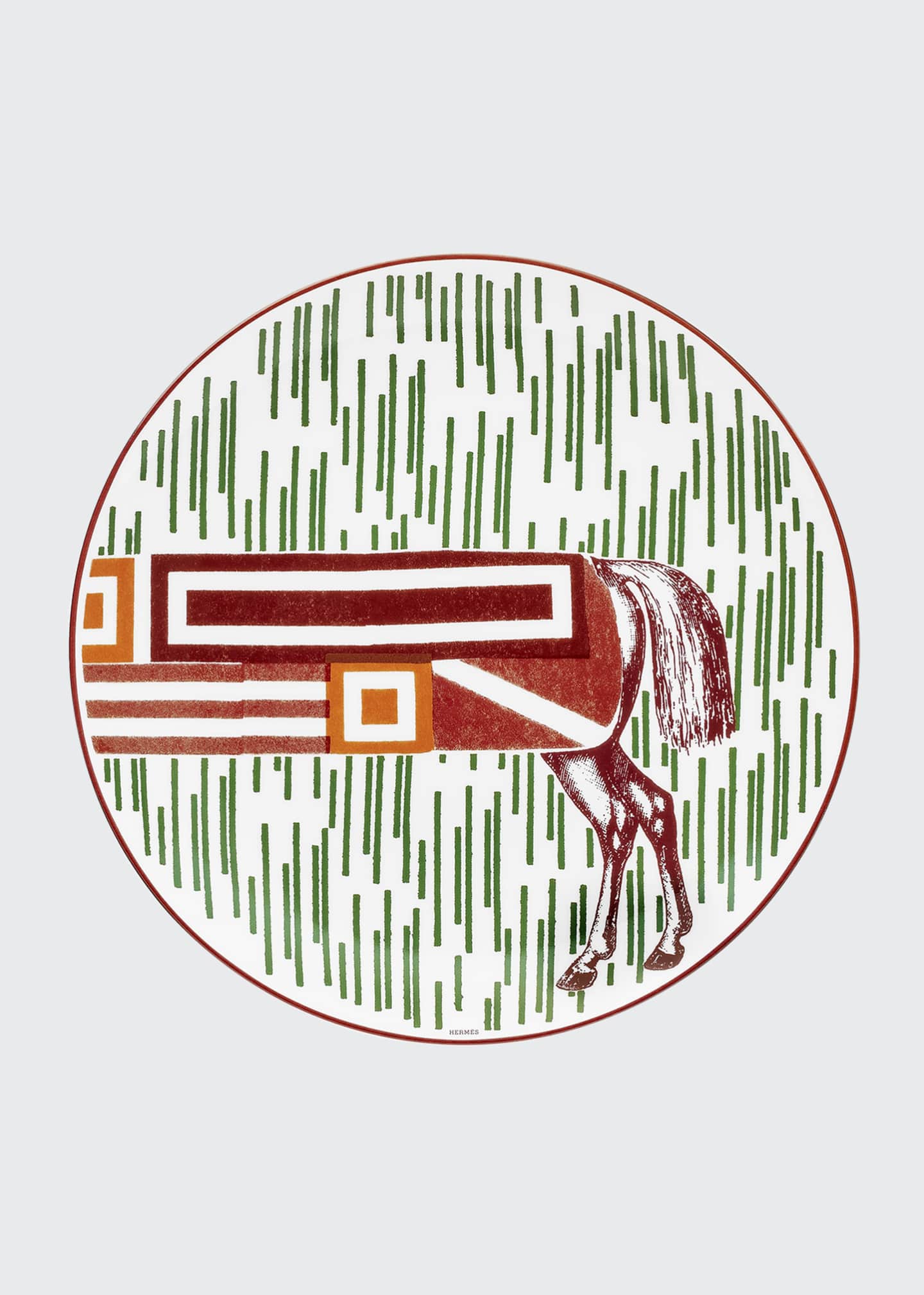 Hermès Hippomobile Dessert Plate No. 3 Bergdorf Goodman