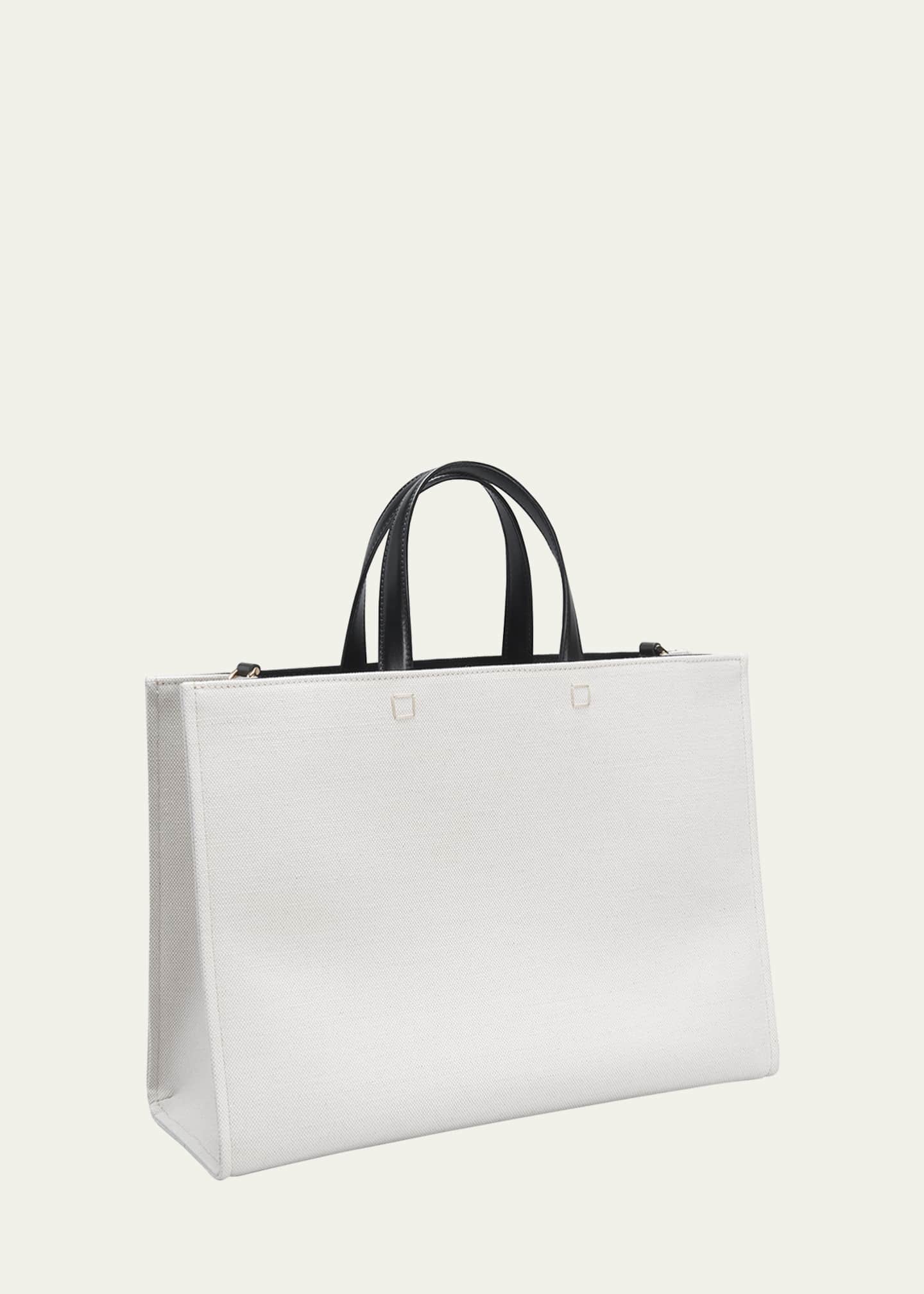 Givenchy G-Tote Medium Shopping Bag in Canvas - Bergdorf Goodman