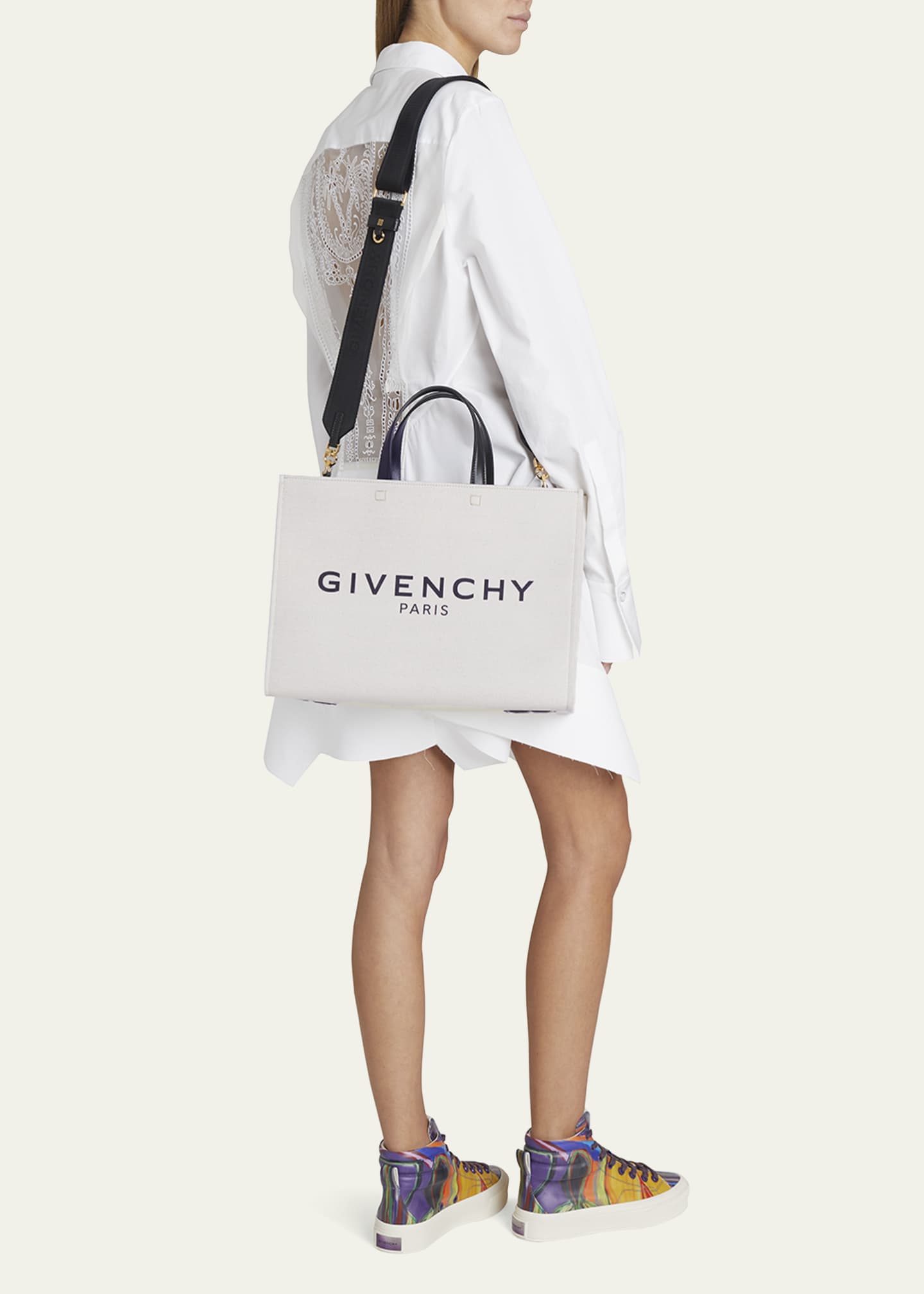 Givenchy G-Tote Medium Shopping Bag in Canvas Image 5 of 5