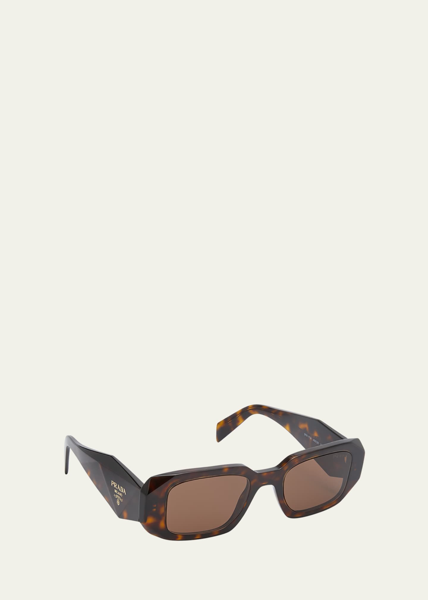 PRADA サングラス Acetate And l Sunglasses Prada Men's Geometric Rectangle Acetate Sunglasses | Neiman