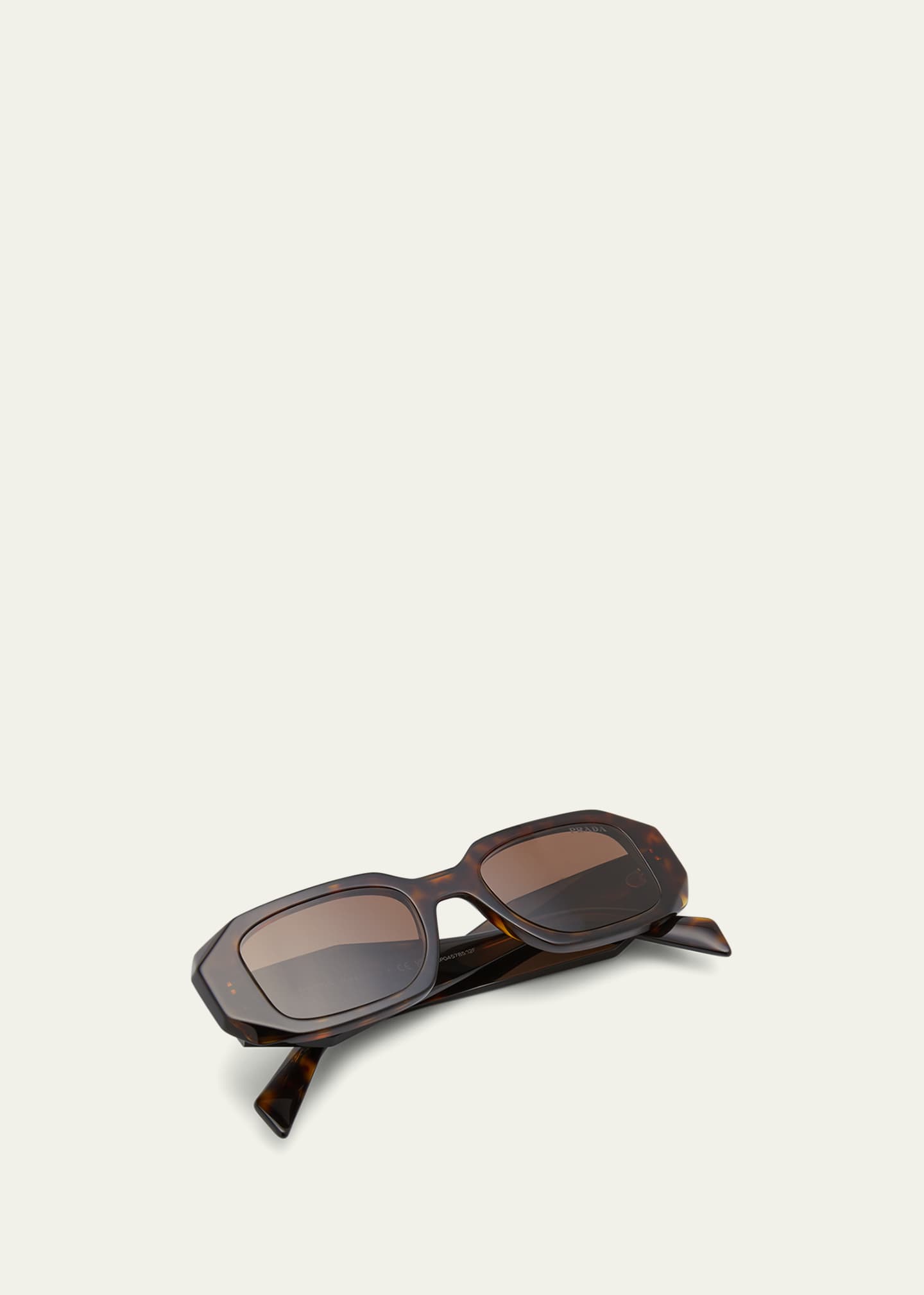 Prada Men's Rectangle Acetate Logo Sunglasses - Bergdorf Goodman
