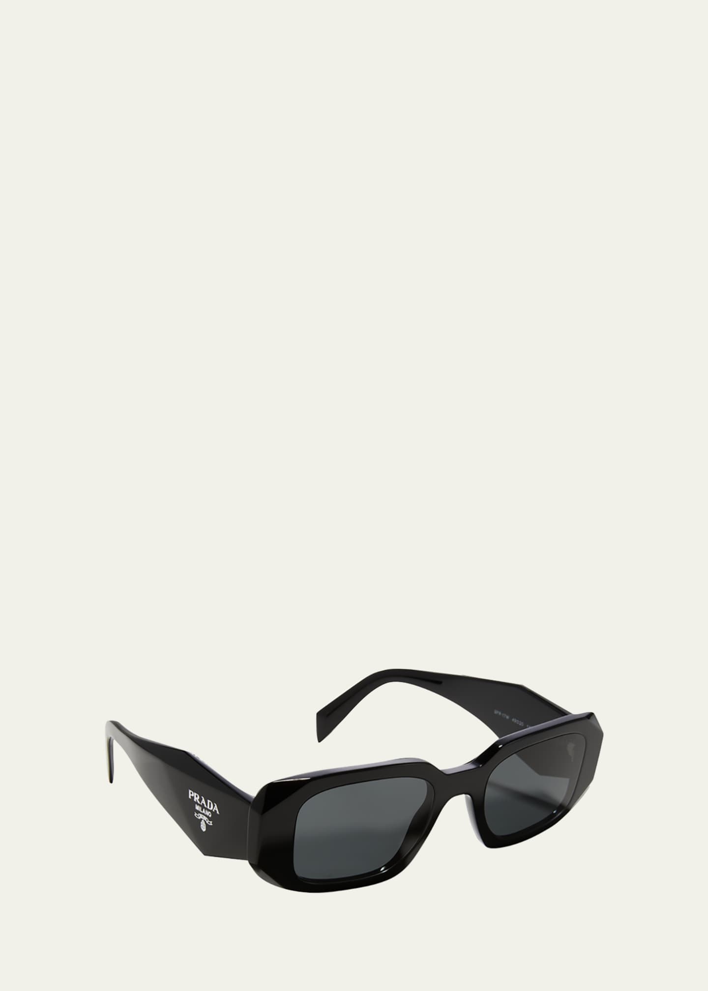 Prada men's black glasses sale
