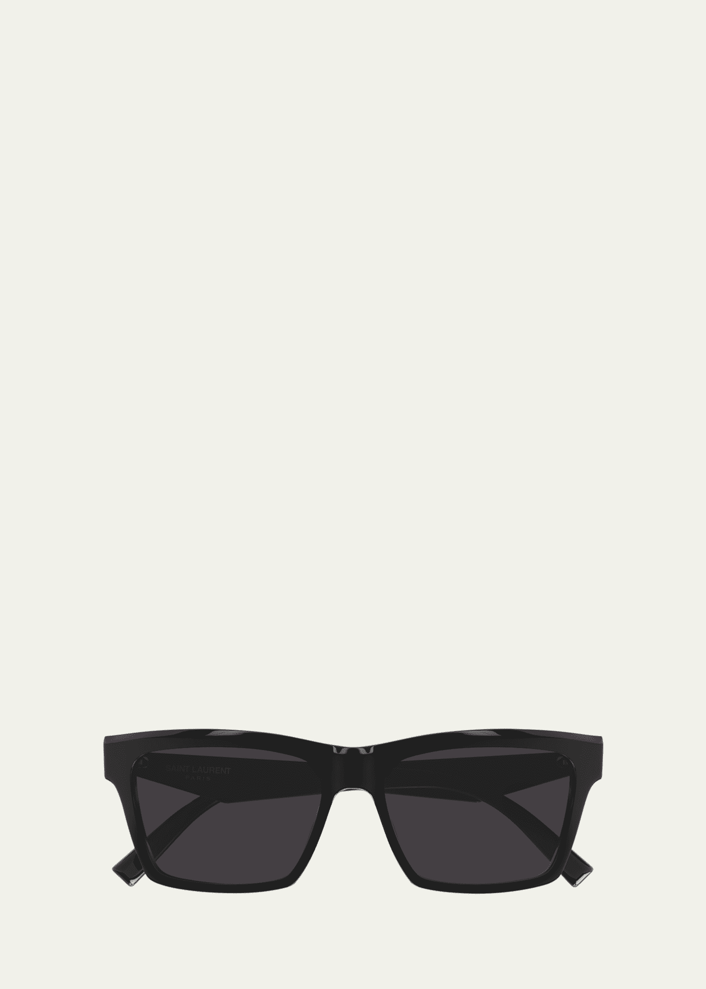 Saint Laurent YSL Rectangle Acetate Sunglasses - Bergdorf Goodman