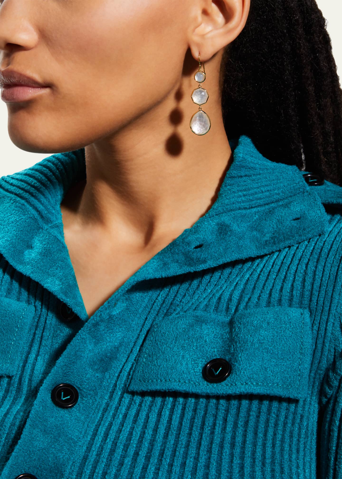 Ippolita Small Crazy 8's Earrings in 18K Gold Image 2 of 4