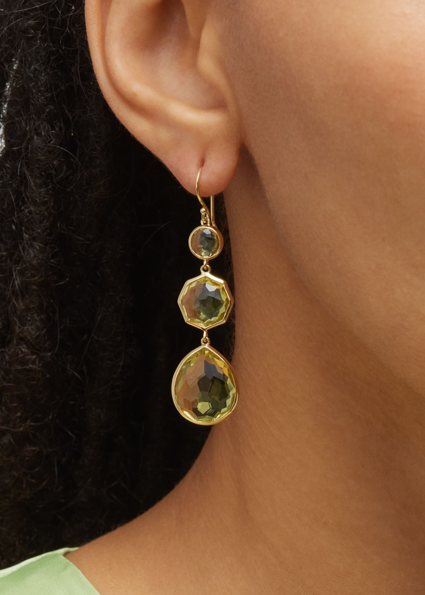 Ippolita Small Crazy 8's Earrings in 18K Gold Image 2 of 5