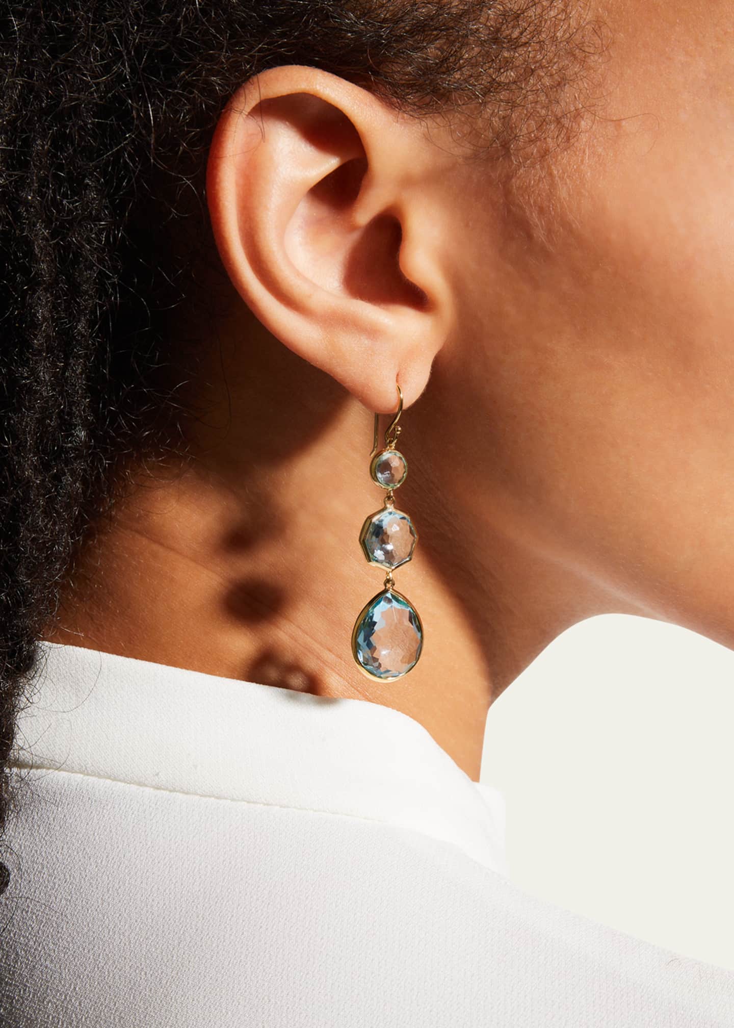 Ippolita Small Crazy 8's Earrings in 18K Gold Image 2 of 4