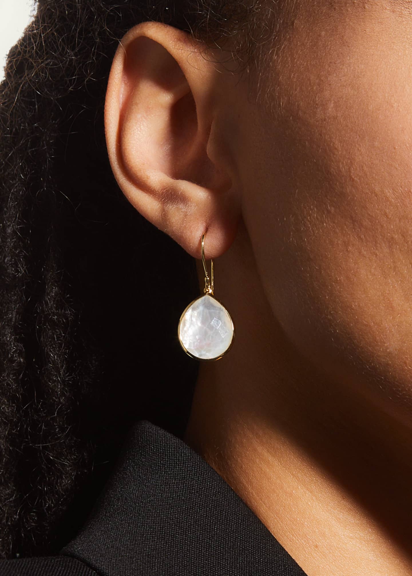 Ippolita Small Teardrop Earrings in 18K Gold Image 2 of 4