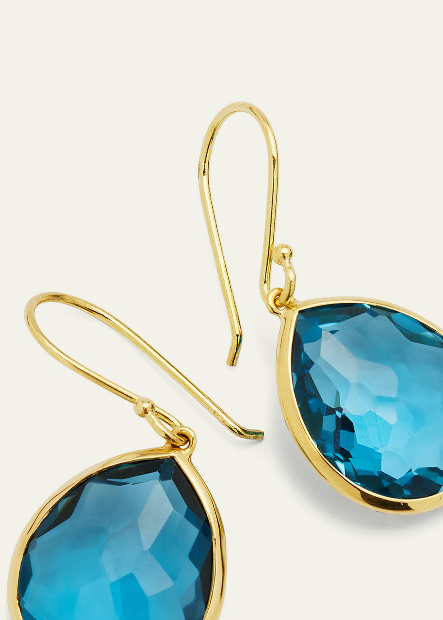 Ippolita Small Teardrop Earrings in 18K Gold Image 4 of 5
