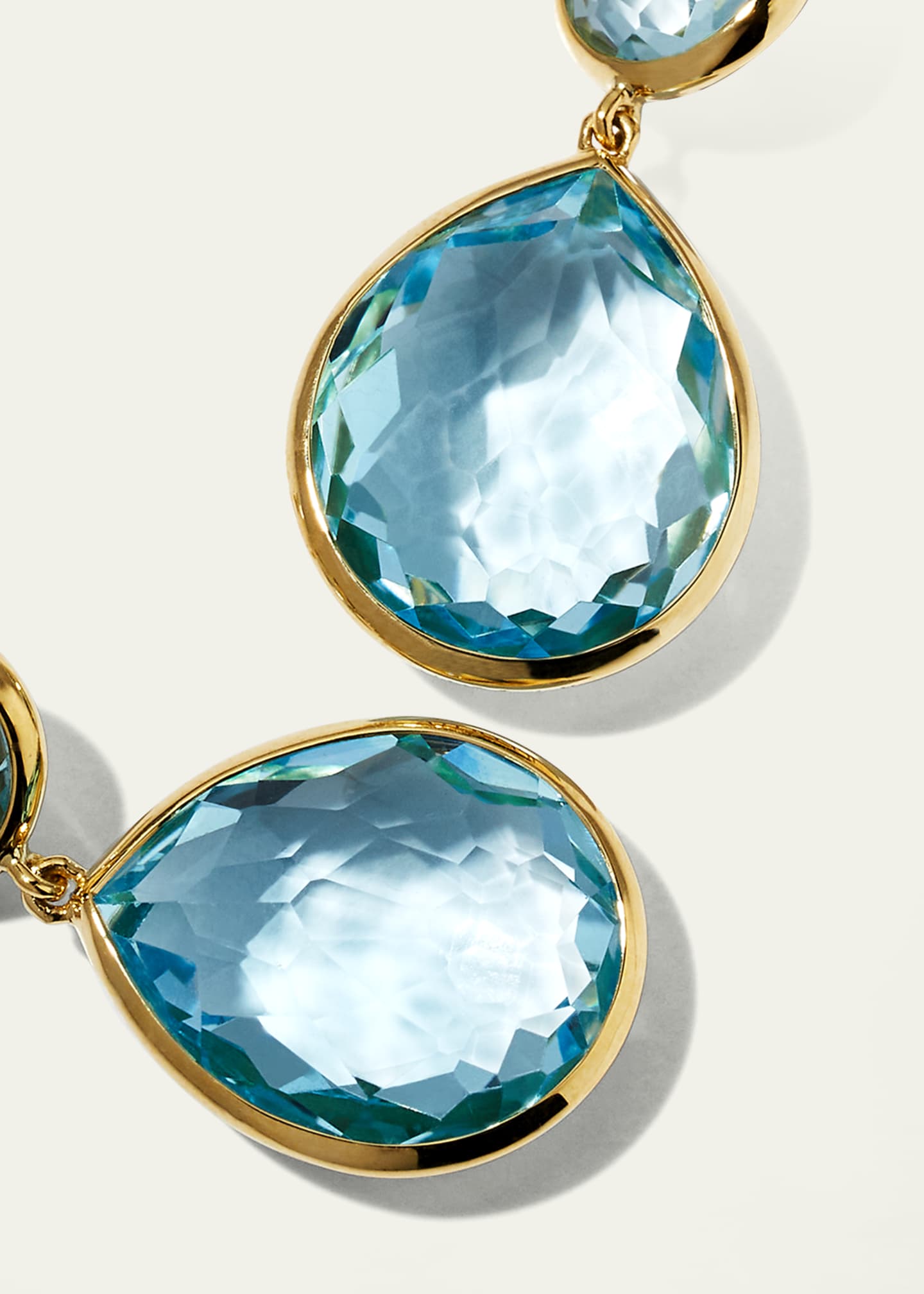Ippolita Rock Candy Snowman Teardrop Earrings in 18K Gold Image 3 of 3