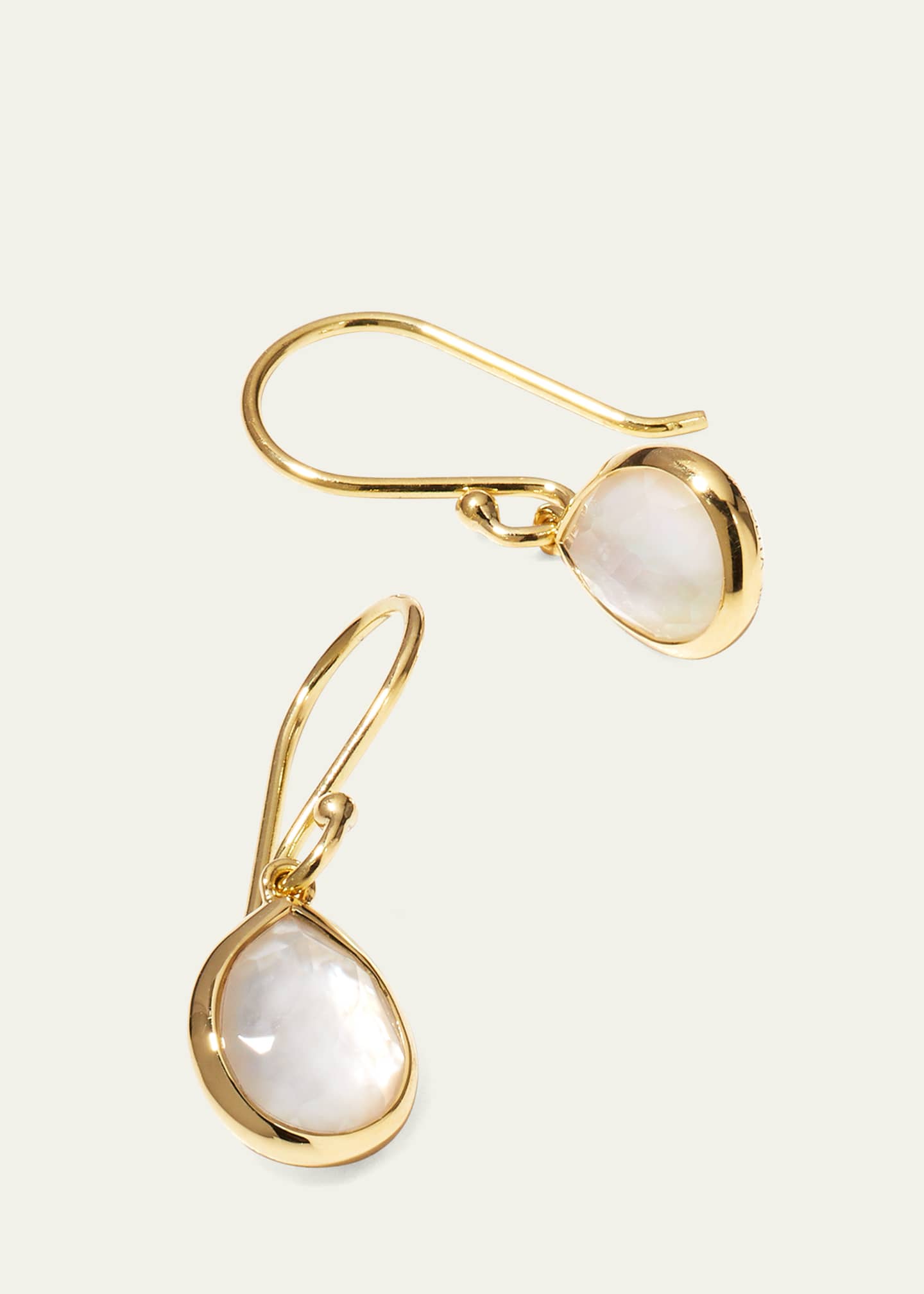 Ippolita Teeny Teardrop Earrings in 18K Gold Image 3 of 4