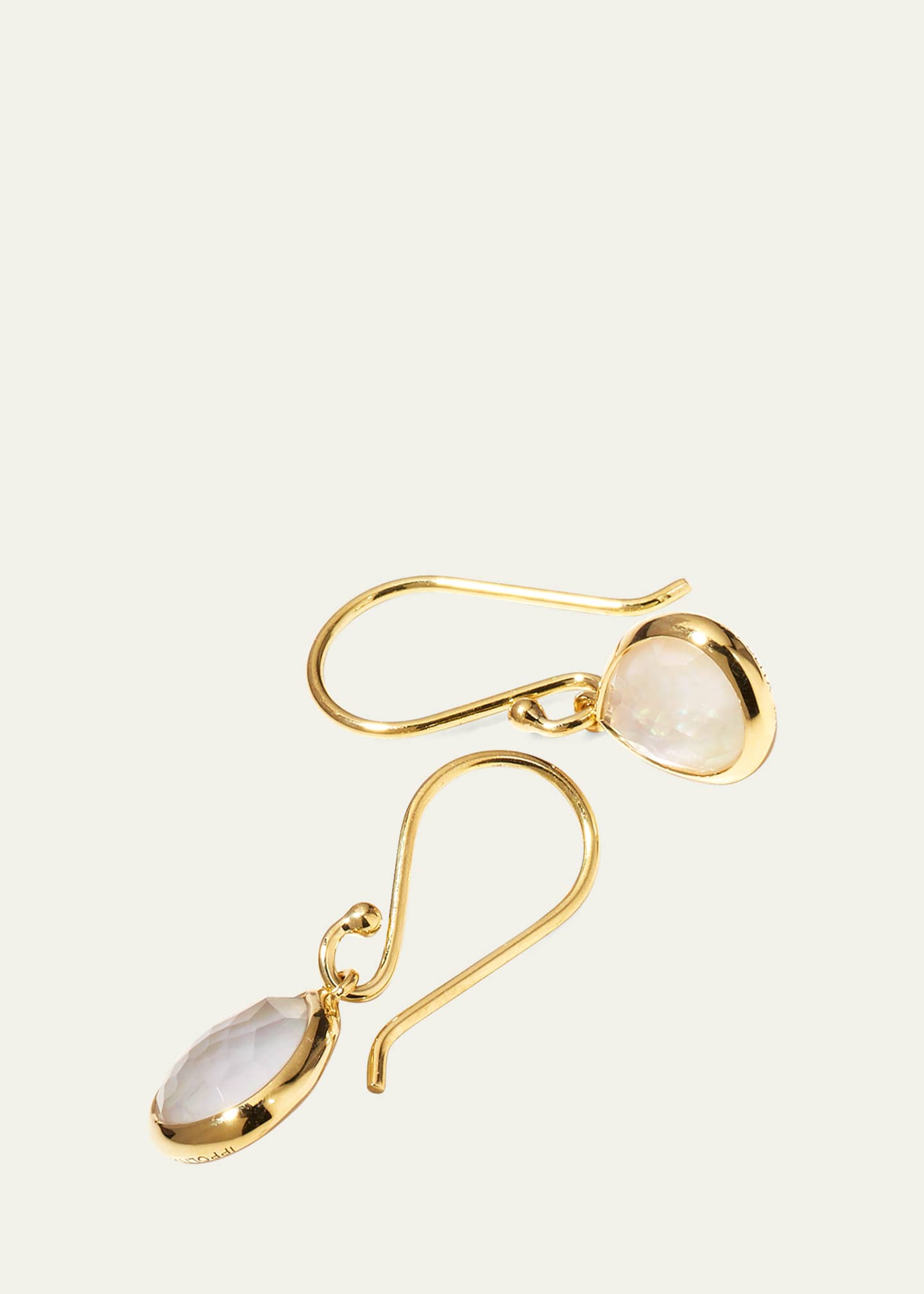 Ippolita Teeny Teardrop Earrings in 18K Gold Image 4 of 4
