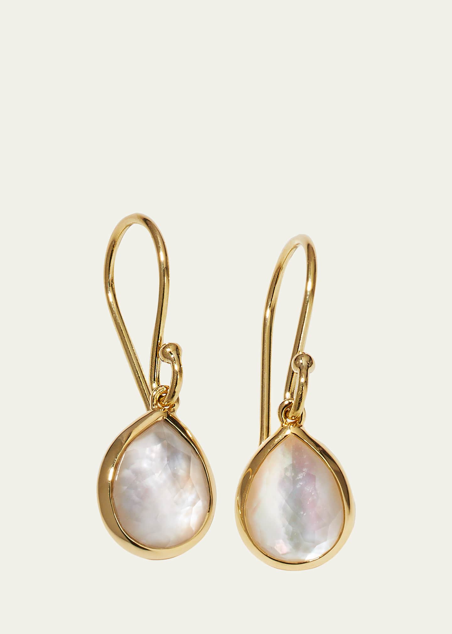 Ippolita Teeny Teardrop Earrings in 18K Gold Image 1 of 4