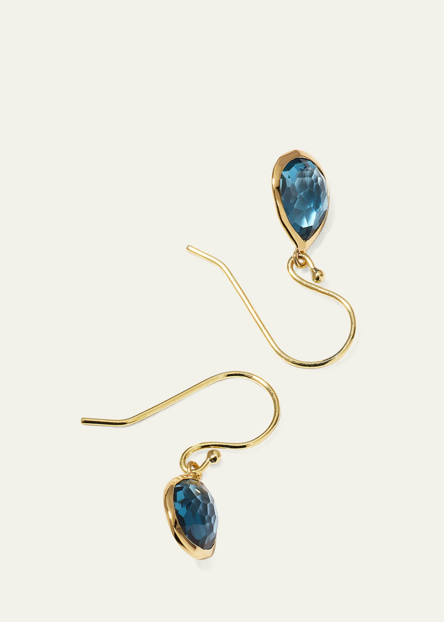 Ippolita Teeny Teardrop Earrings in 18K Gold Image 4 of 4