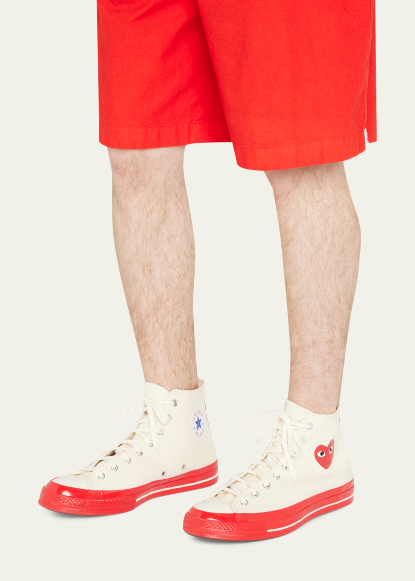 Comme des Garcons x Converse Men s PLAY Chuck 70 High Top Sneakers Bergdorf Goodman