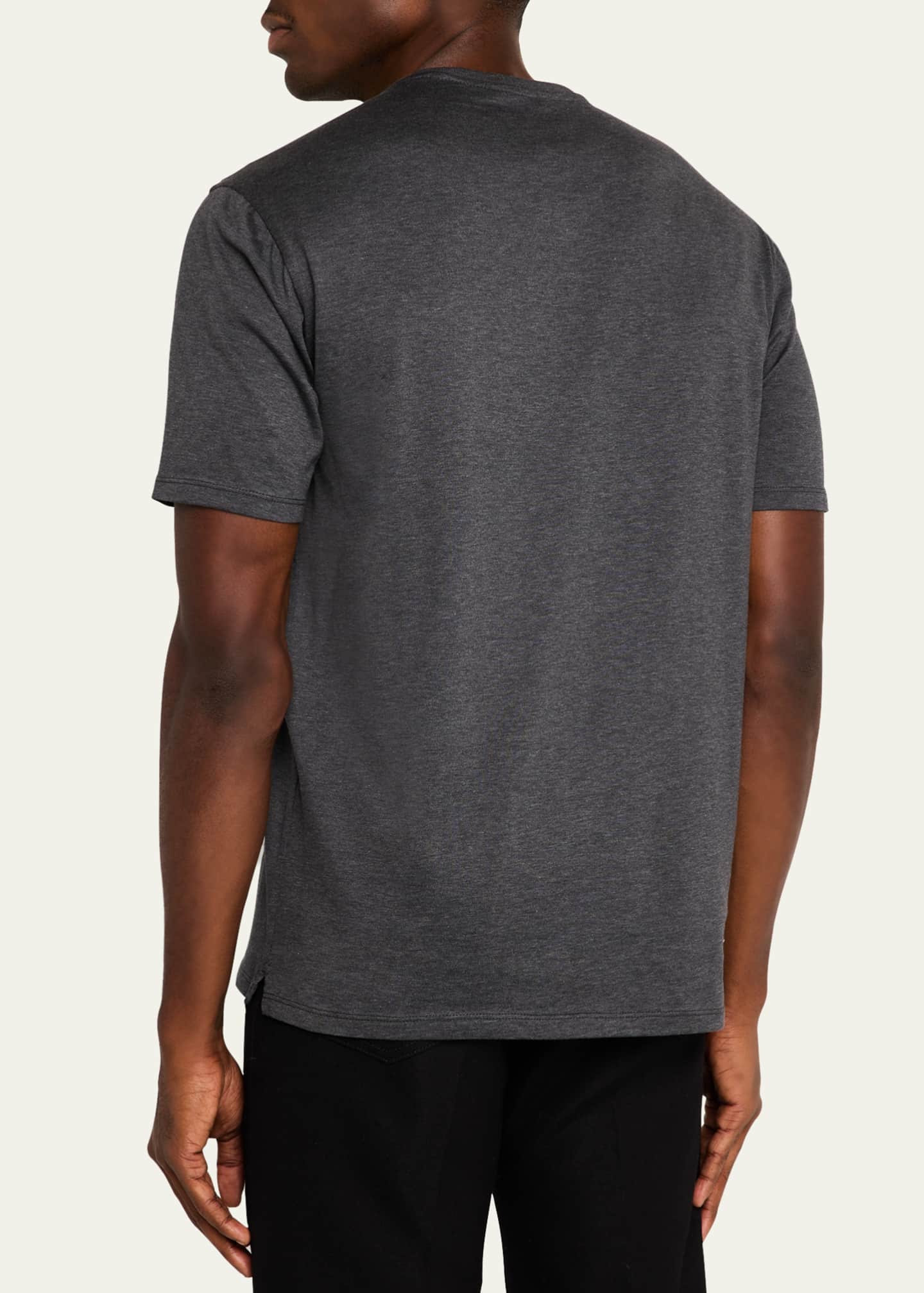 Cesare Attolini Men's Cotton Crew T-Shirt Image 3 of 5
