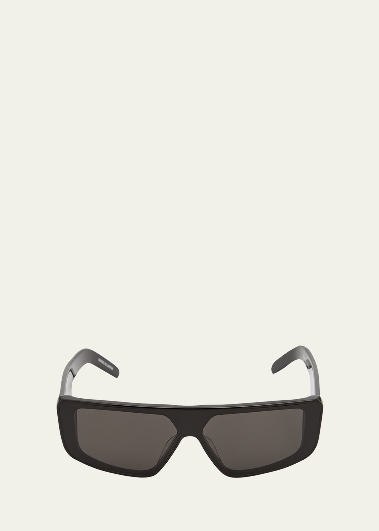 Flat top shield sunglasses shop