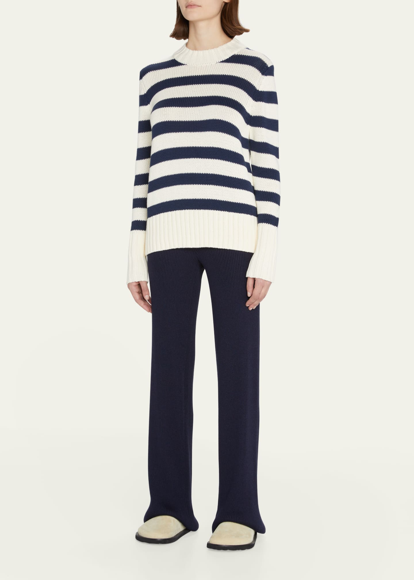 Kule The Tatum Striped Cotton Sweater Image 2 of 5