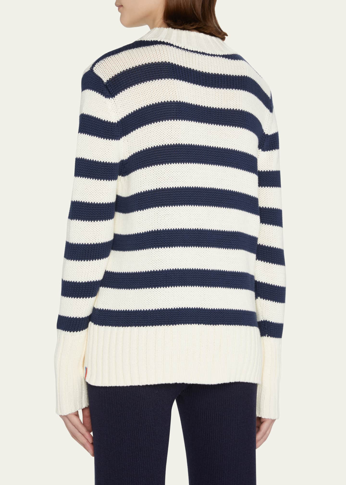 Kule The Tatum Striped Cotton Sweater Image 3 of 5