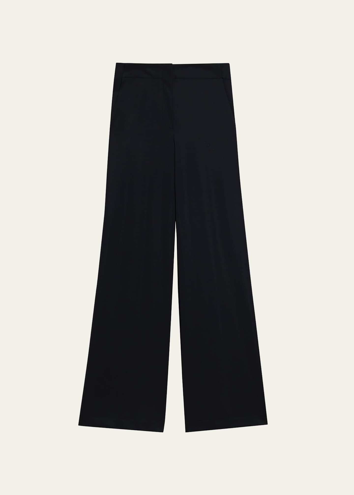 Theory Terena Precision Ponte Cropped Wide-Leg Pants - Bergdorf Goodman