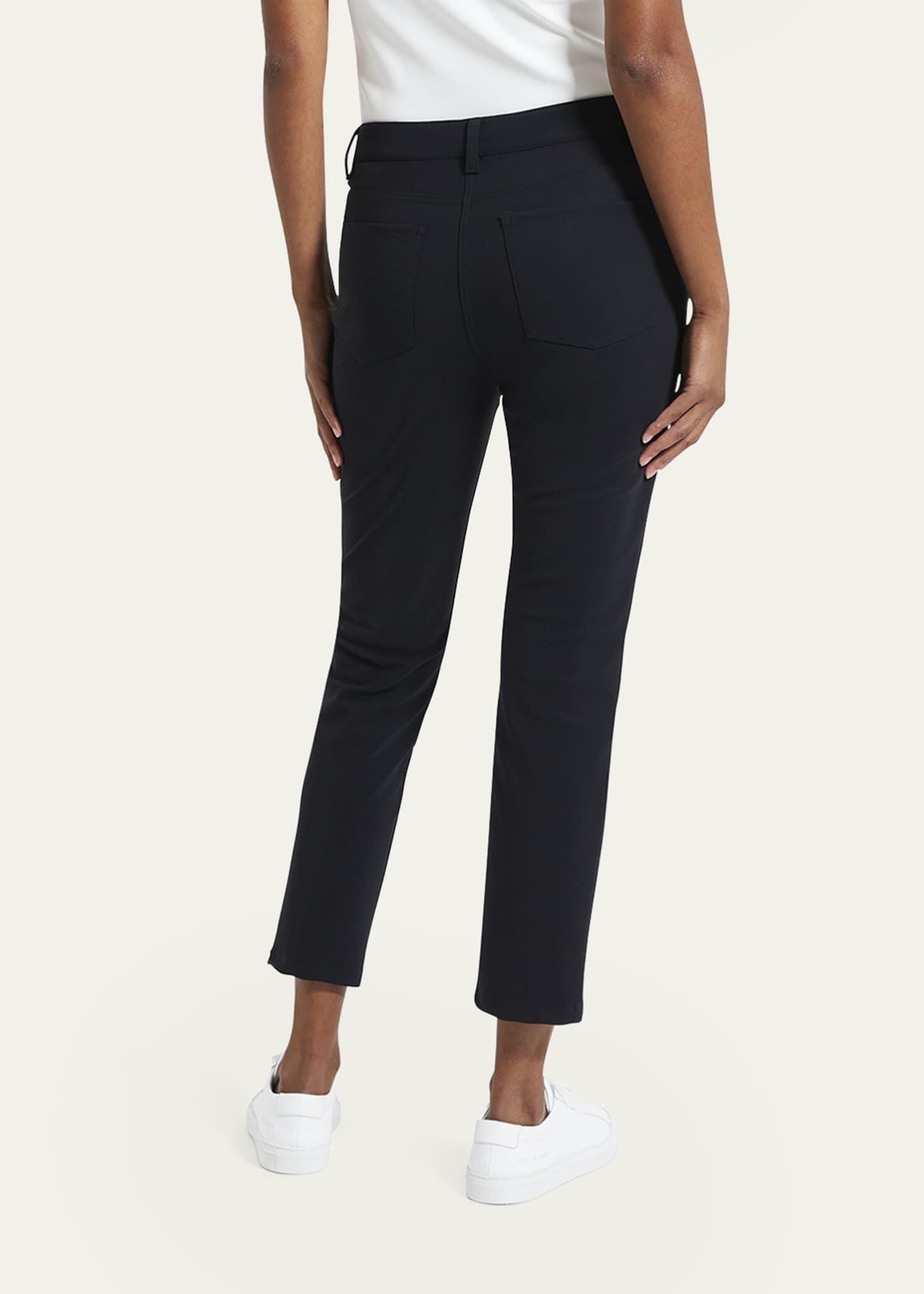 Theory Treeca Precision Ponte Five-Pocket Cropped Pants - Bergdorf Goodman