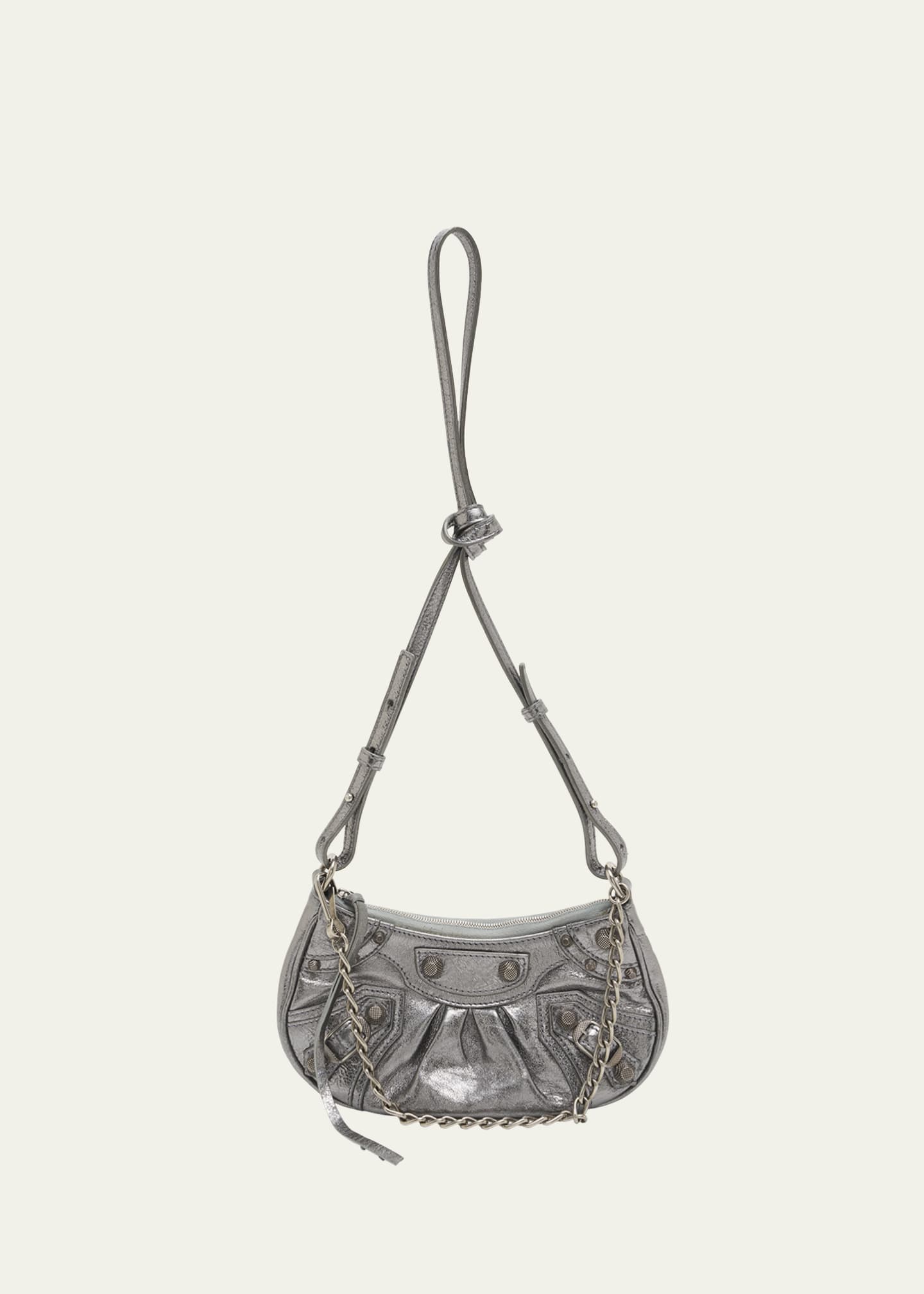 Dark grey Le Cagole small crossbody bag