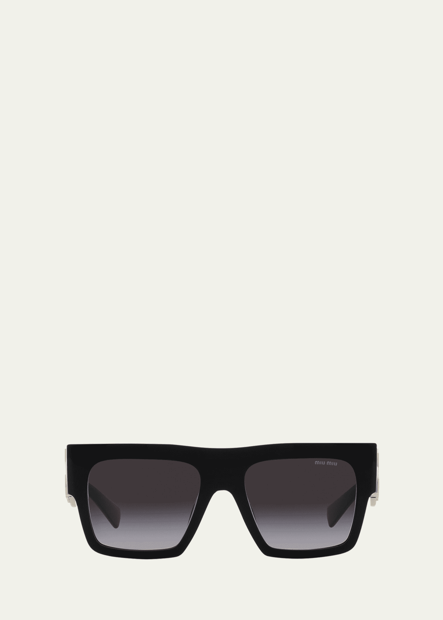 Miu Miu Logo Oversized Square Acetate Sunglasses Bergdorf Goodman