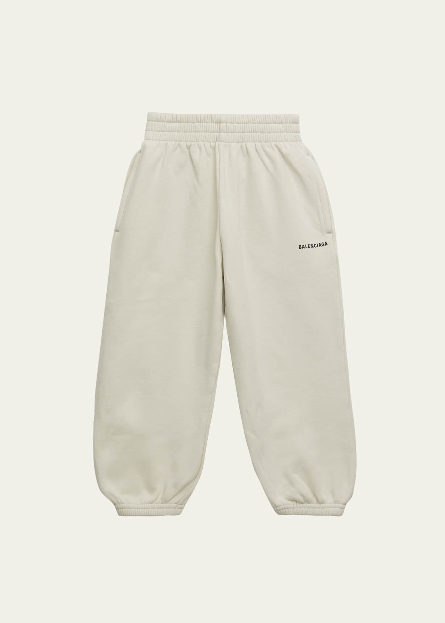 selv Daisy Joke Balenciaga Kid's Logo Sweatpants, Size 2-10 - Bergdorf Goodman