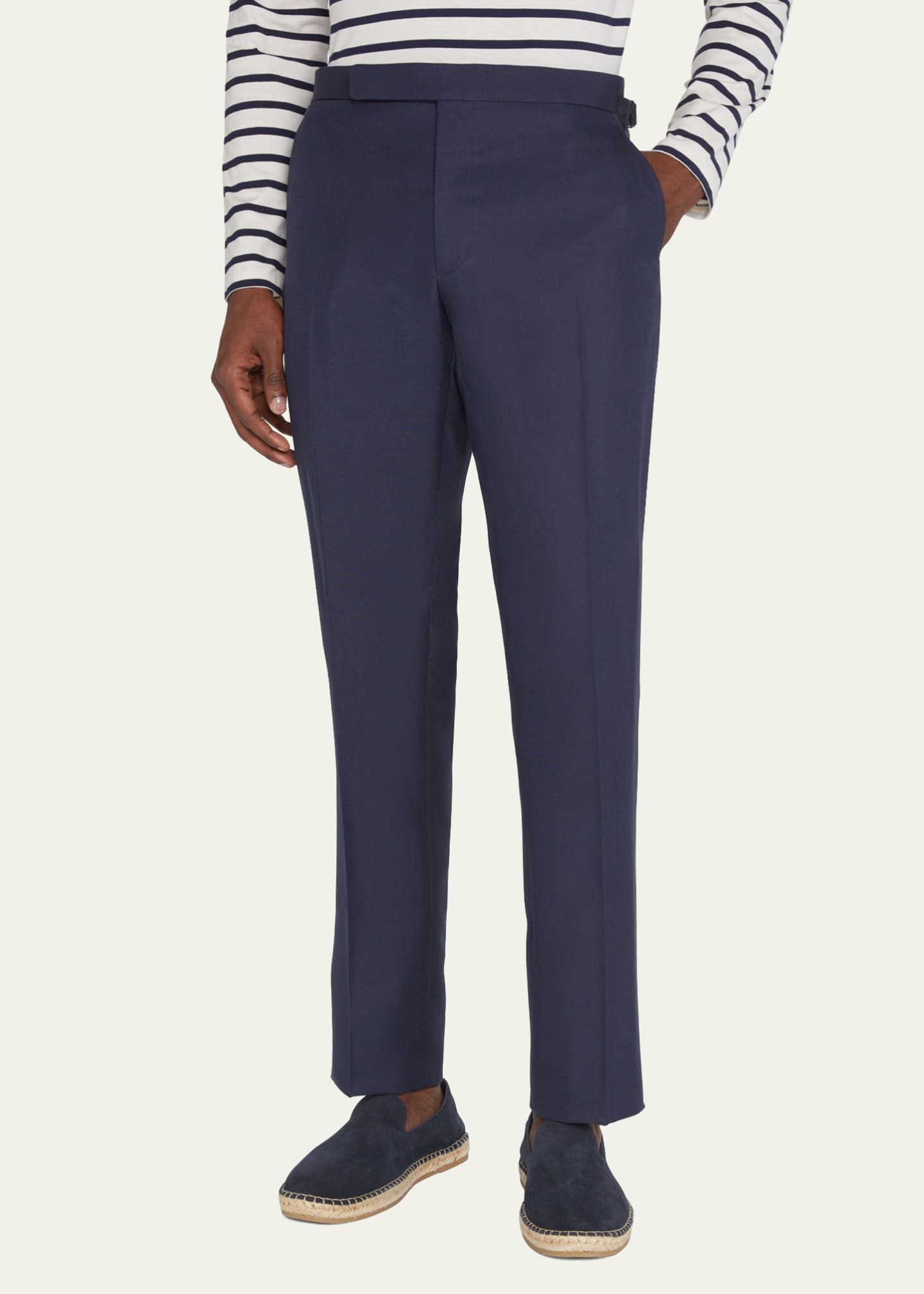 Ralph Lauren Purple Label Men s Gregory 2P Silk Trousers