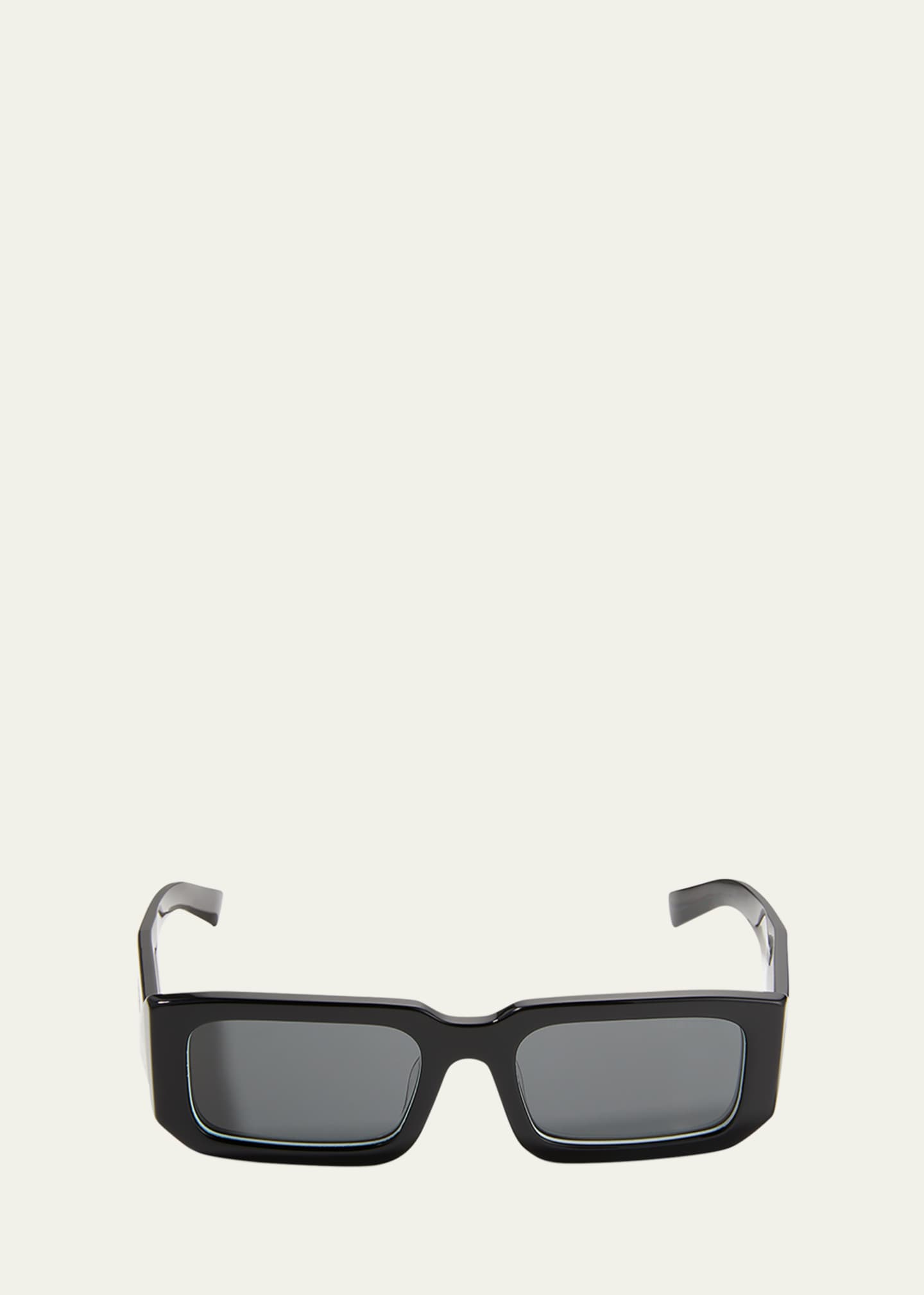 Prada Multicolor Rectangle Acetate Sunglasses - Bergdorf Goodman