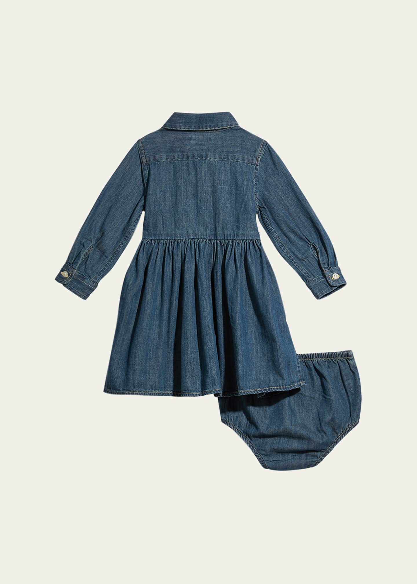 Ralph lauren baby denim dress hotsell