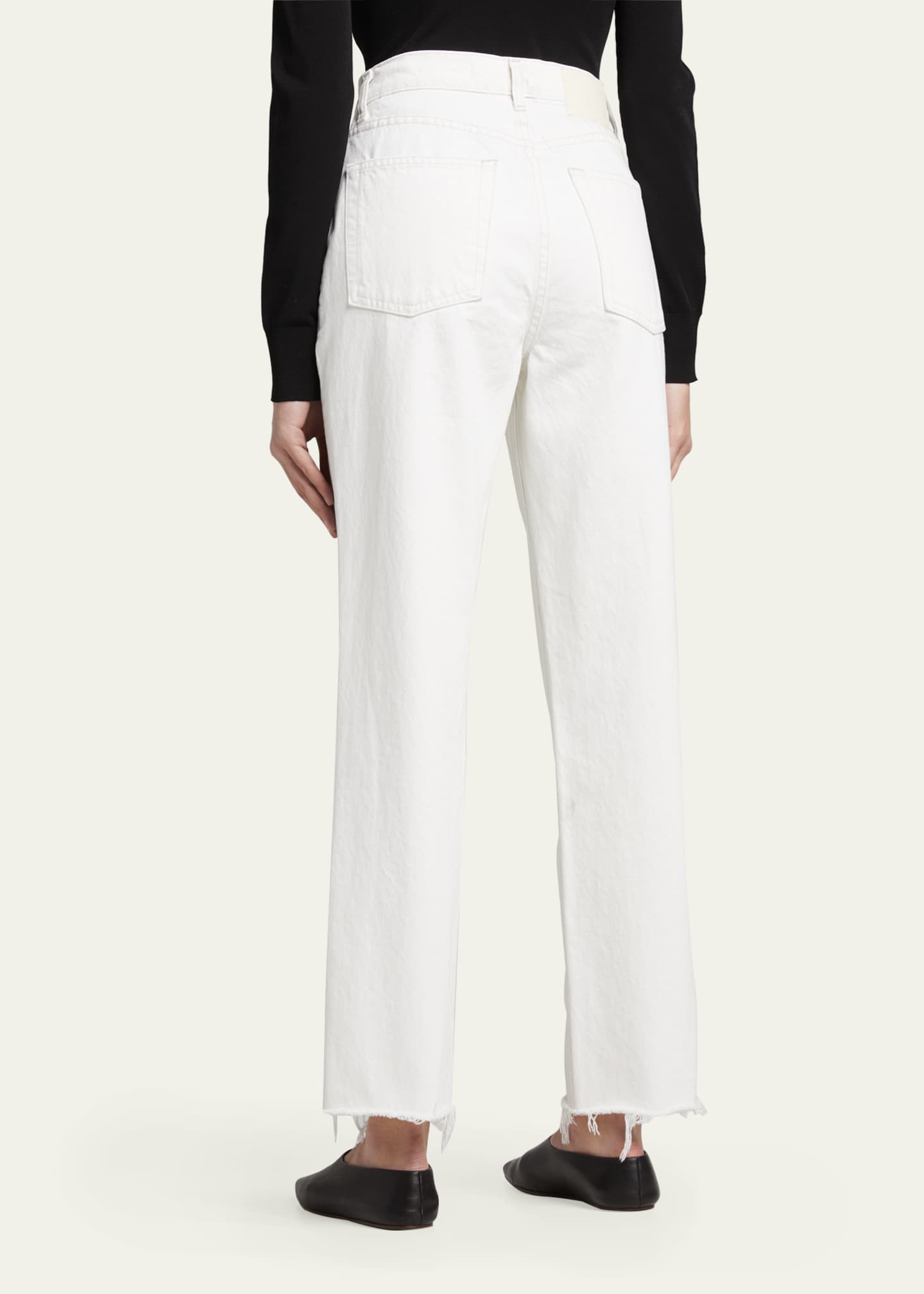 GRLFRND Cassidy Cropped Raw Hem Jeans Image 3 of 5