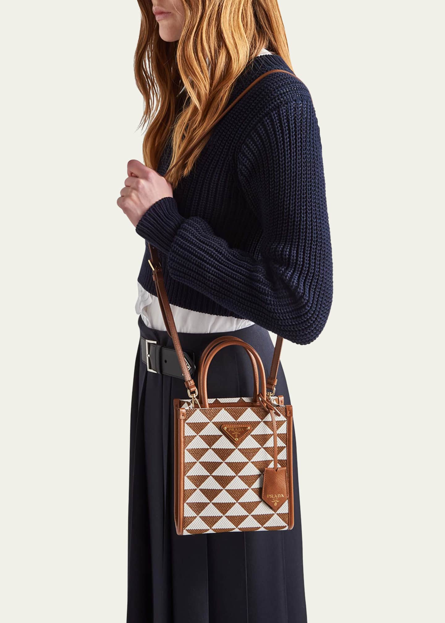 Logo jacquard prada online