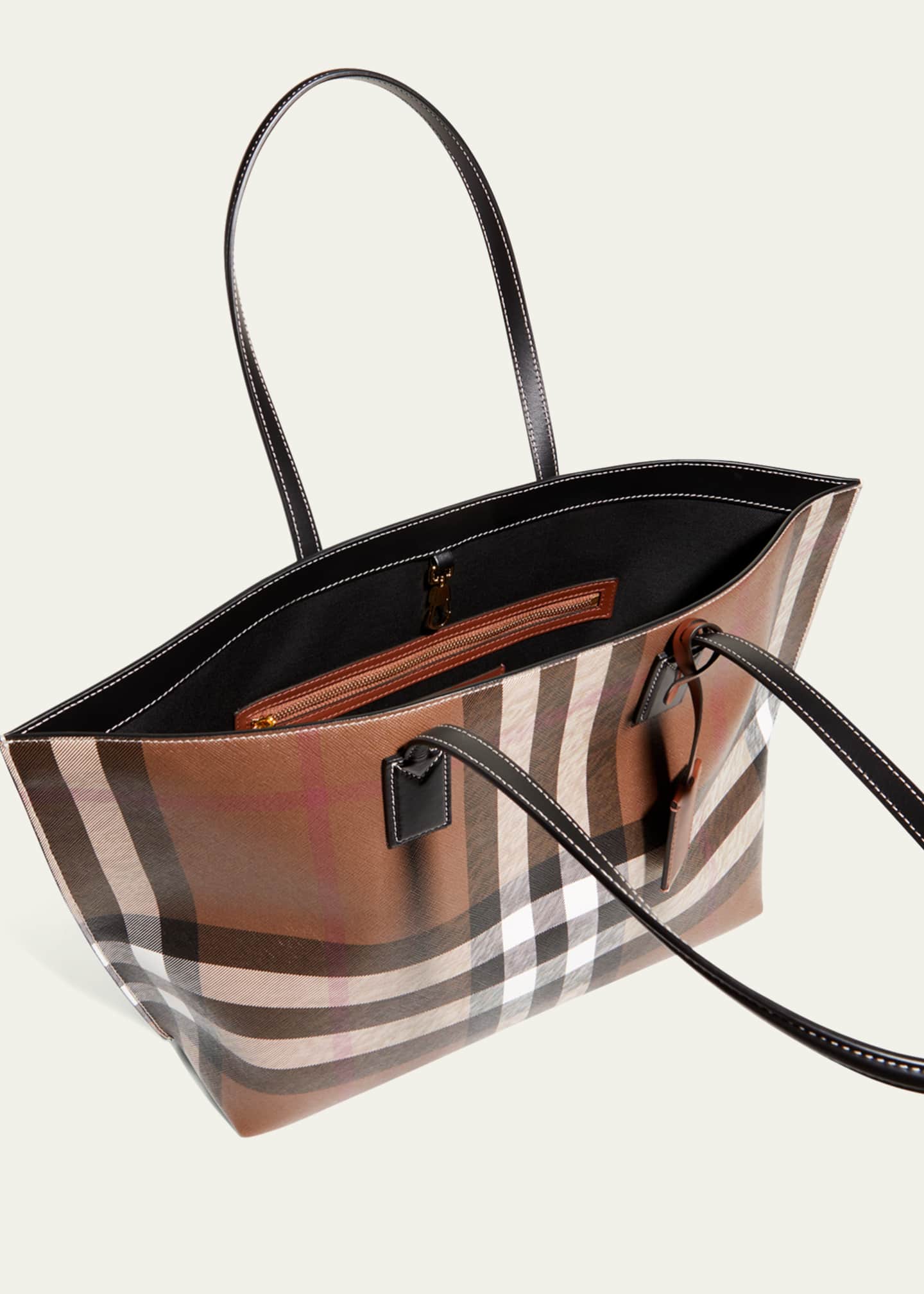 Burberry canvas check tote shop