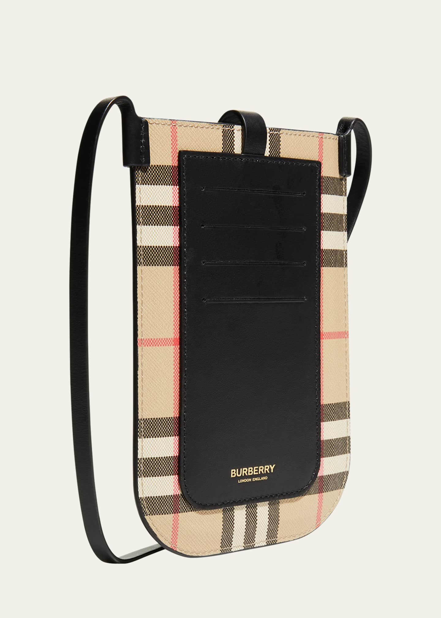 Burberry Anne Vintage Check Phone Crossbody Bag Bergdorf Goodman
