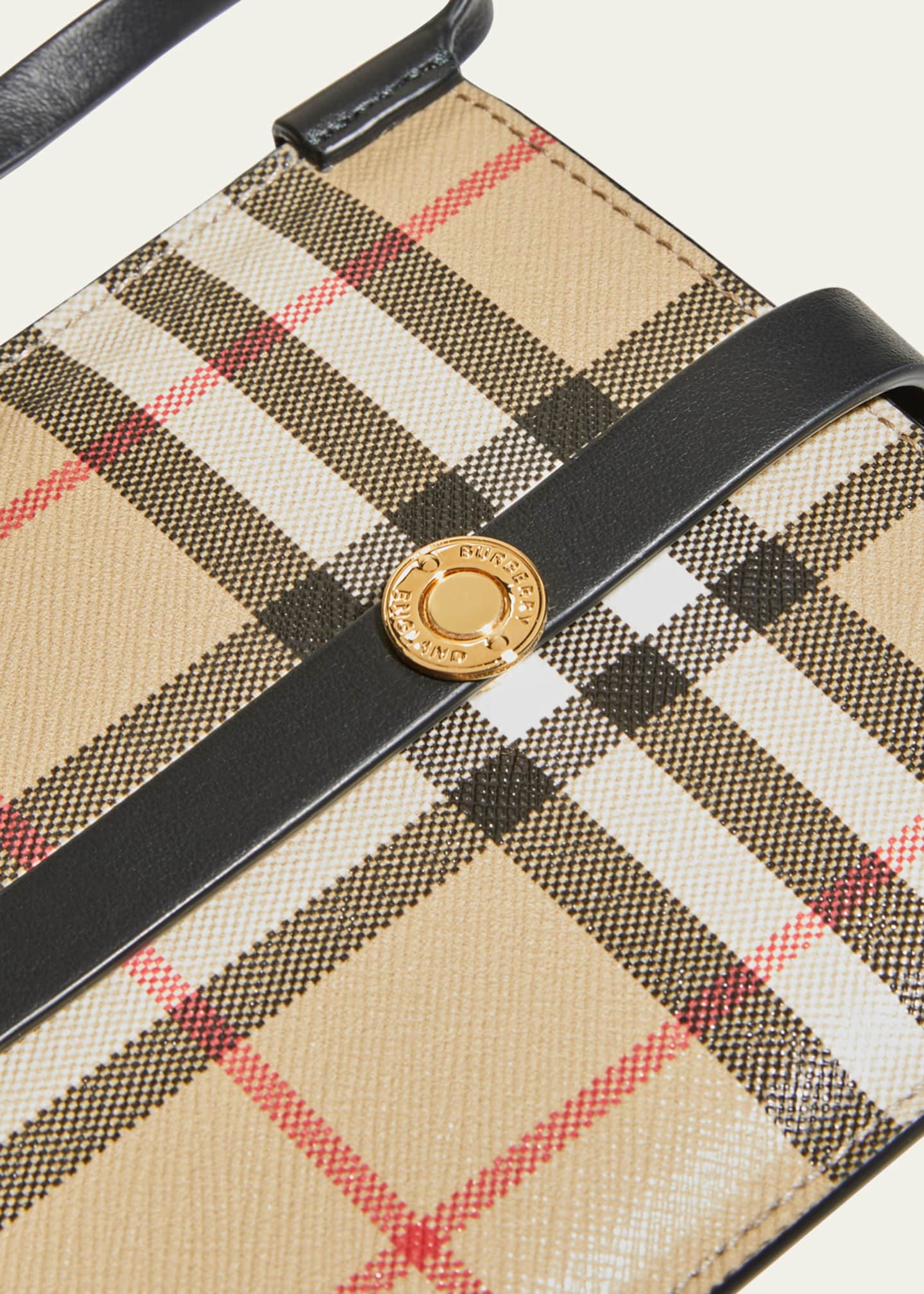 Burberry Anne Vintage Check Phone Crossbody Bag Bergdorf Goodman