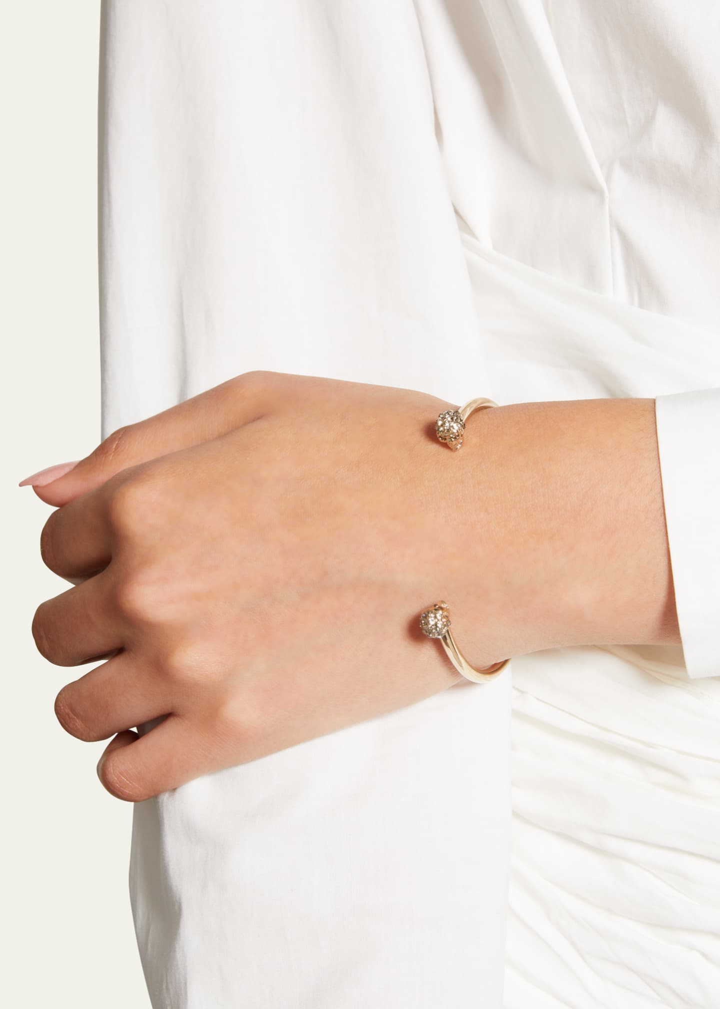 McQueen Skull Bangle Bracelet Bergdorf Goodman
