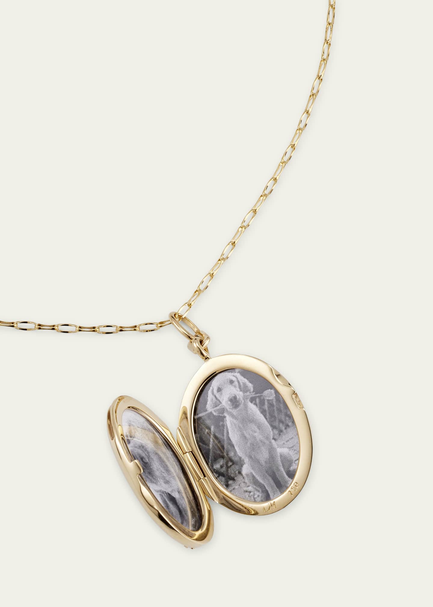 Monica Rich Kosann "Catherine" Staggered Diamond Locket Image 3 of 4